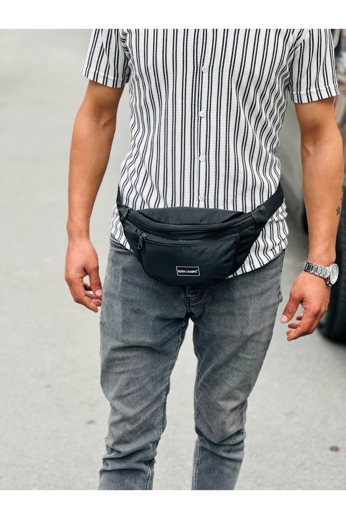 YAFES waist and shoulder bag born champs Trendyol