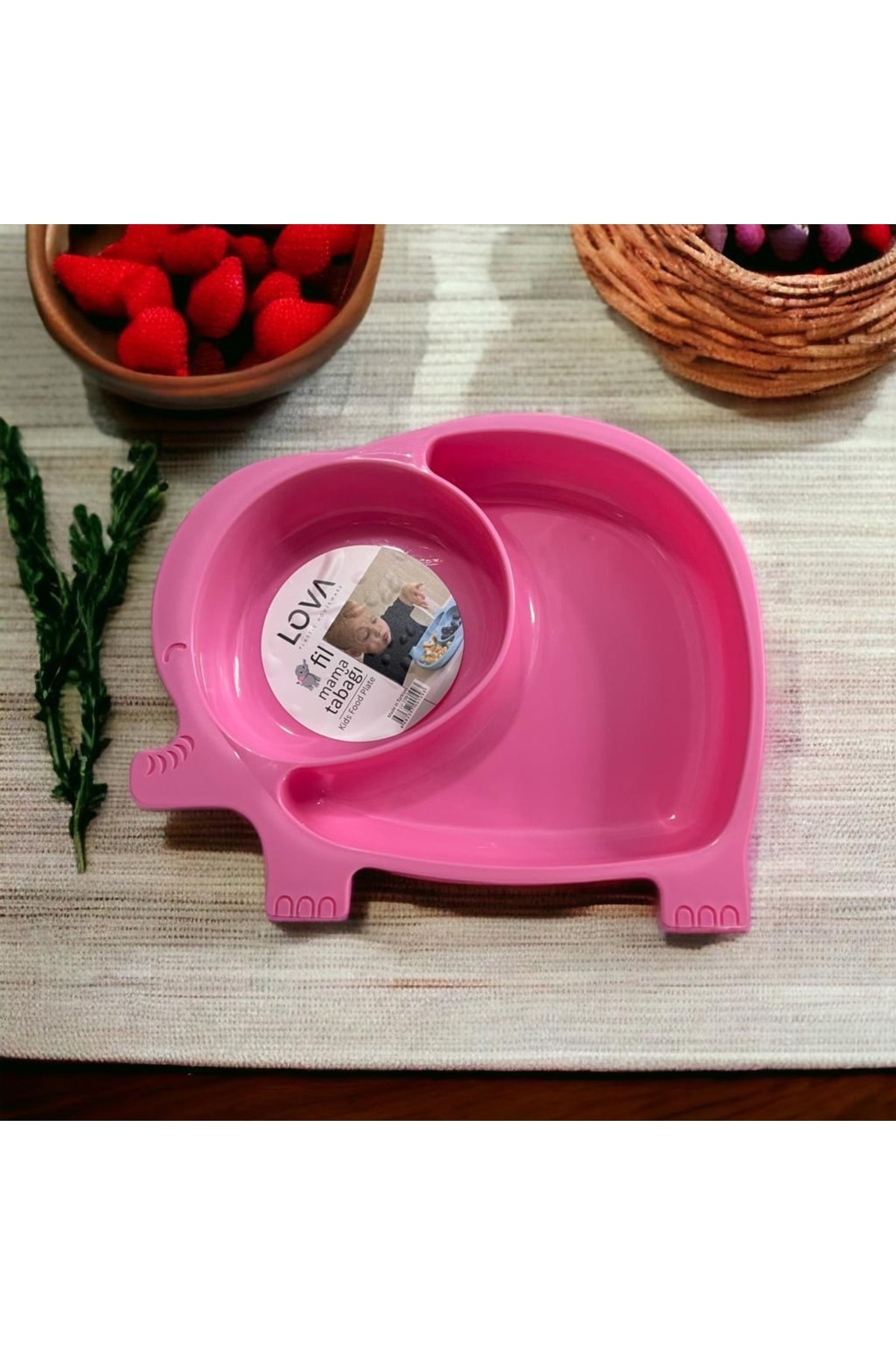 ARALMİNİAVM Çocuklar Için Fil Şekilli Mama Tabağı fotoğrafı 2 (önizleme)