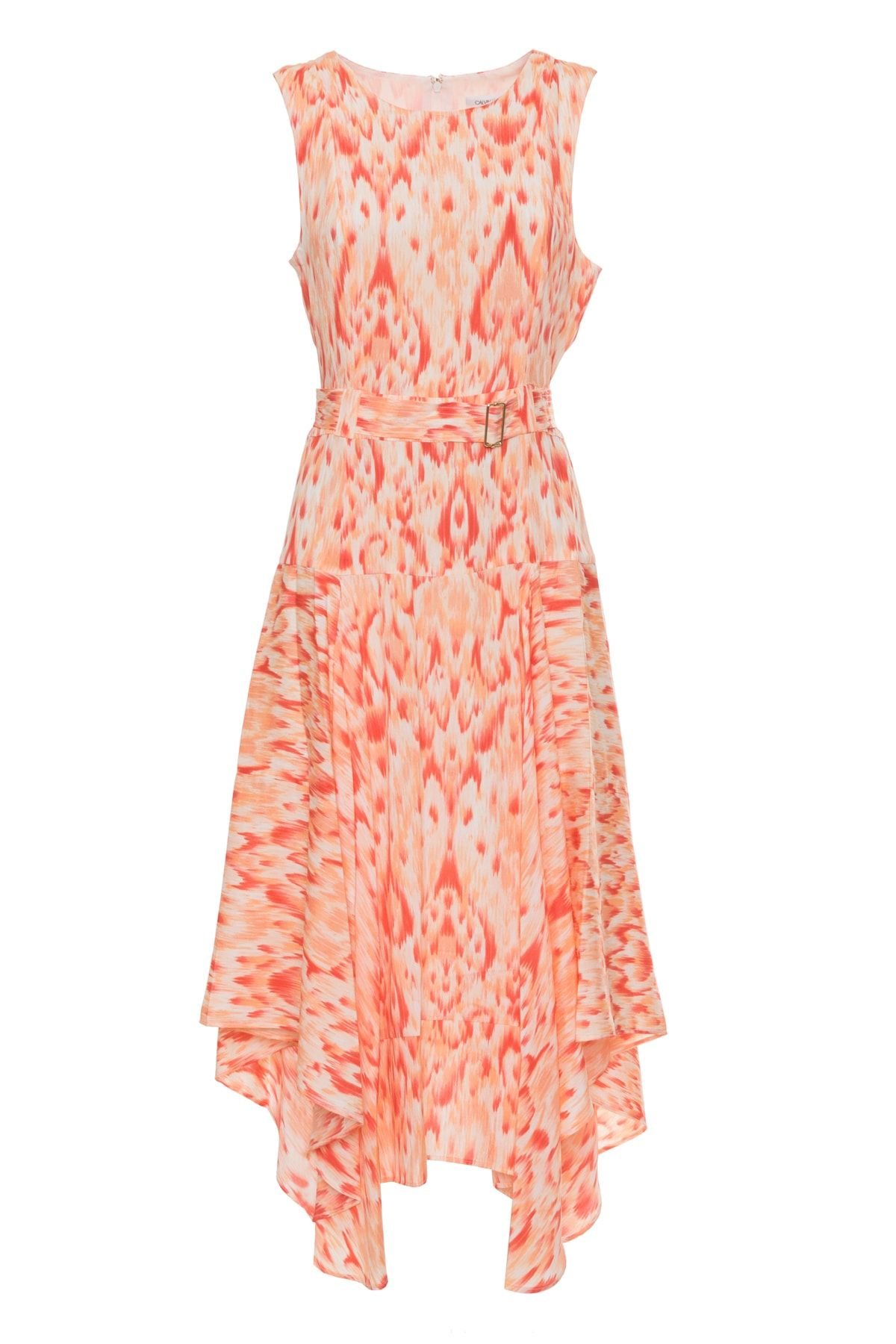 Calvin klein hotsell handkerchief hem dress
