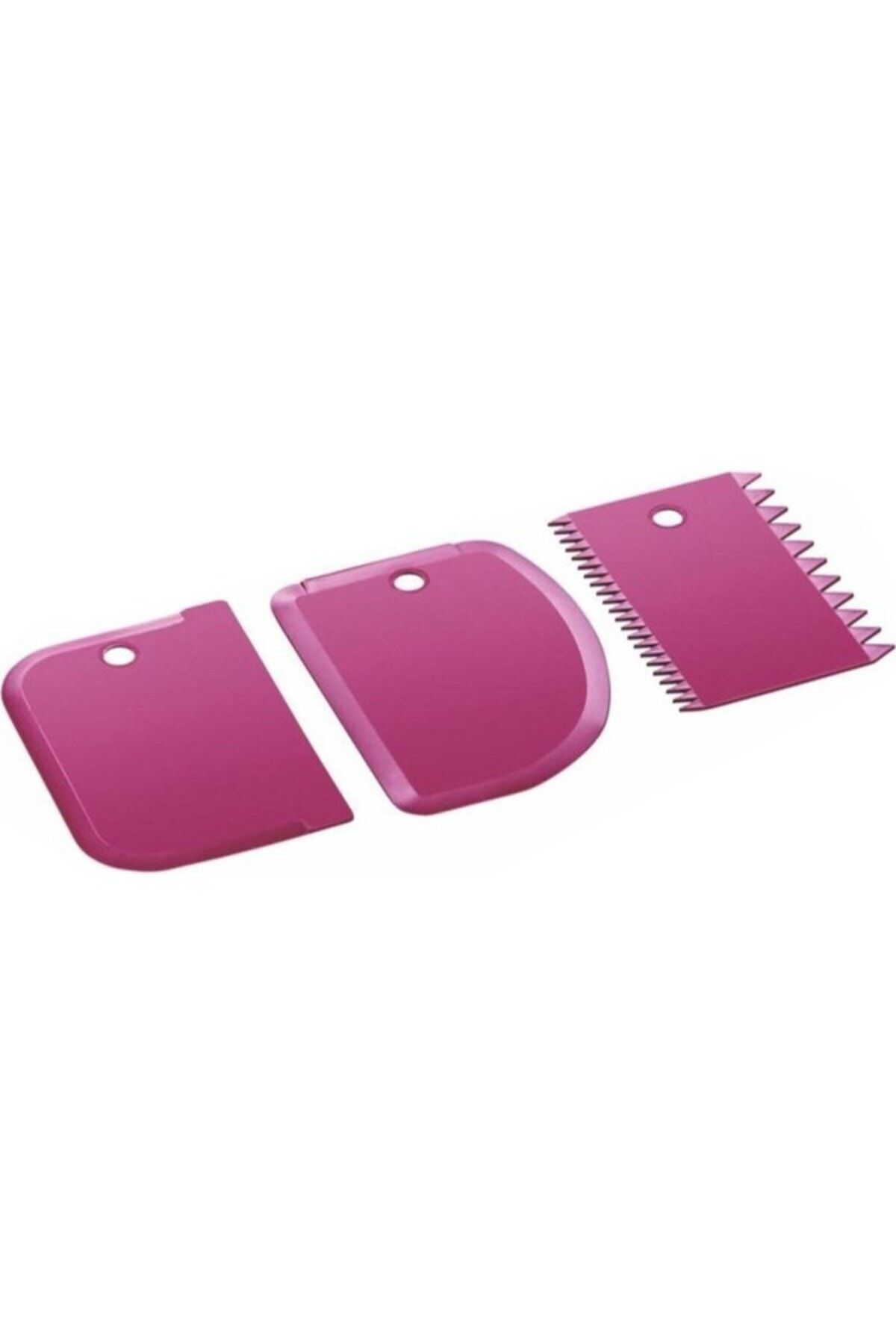ABOOWE-Practical 3-Piece Dough Scraper Set - Decorator Scraper 2