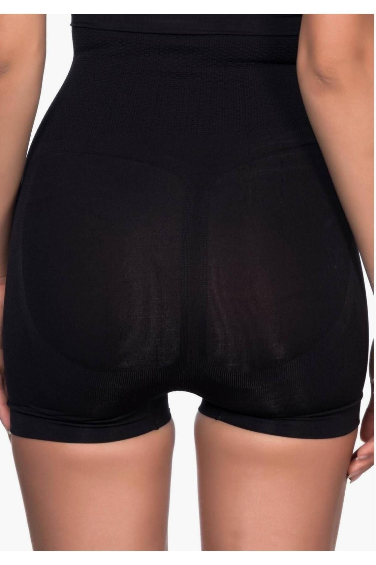 Emay Masaj Özellikli Kısa Paçalı Silikonlu Boxer Korse Yeni Sezon