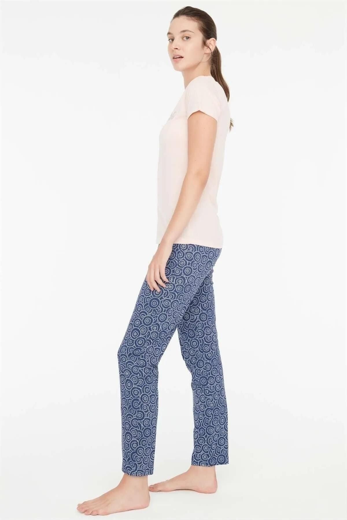 Mod Collection-Mod 3882 Pajama Set with Placket 2
