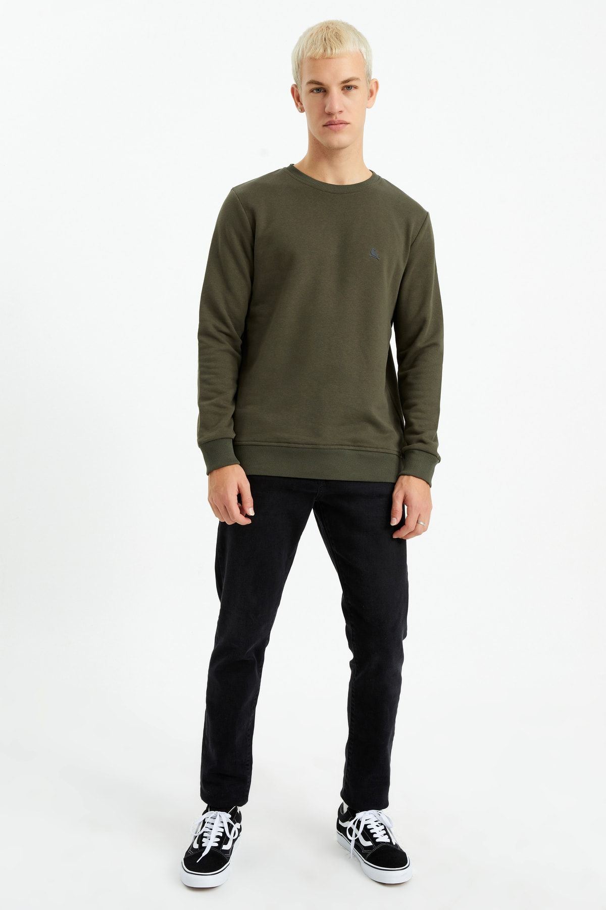 Green outlet sweatshirt mens