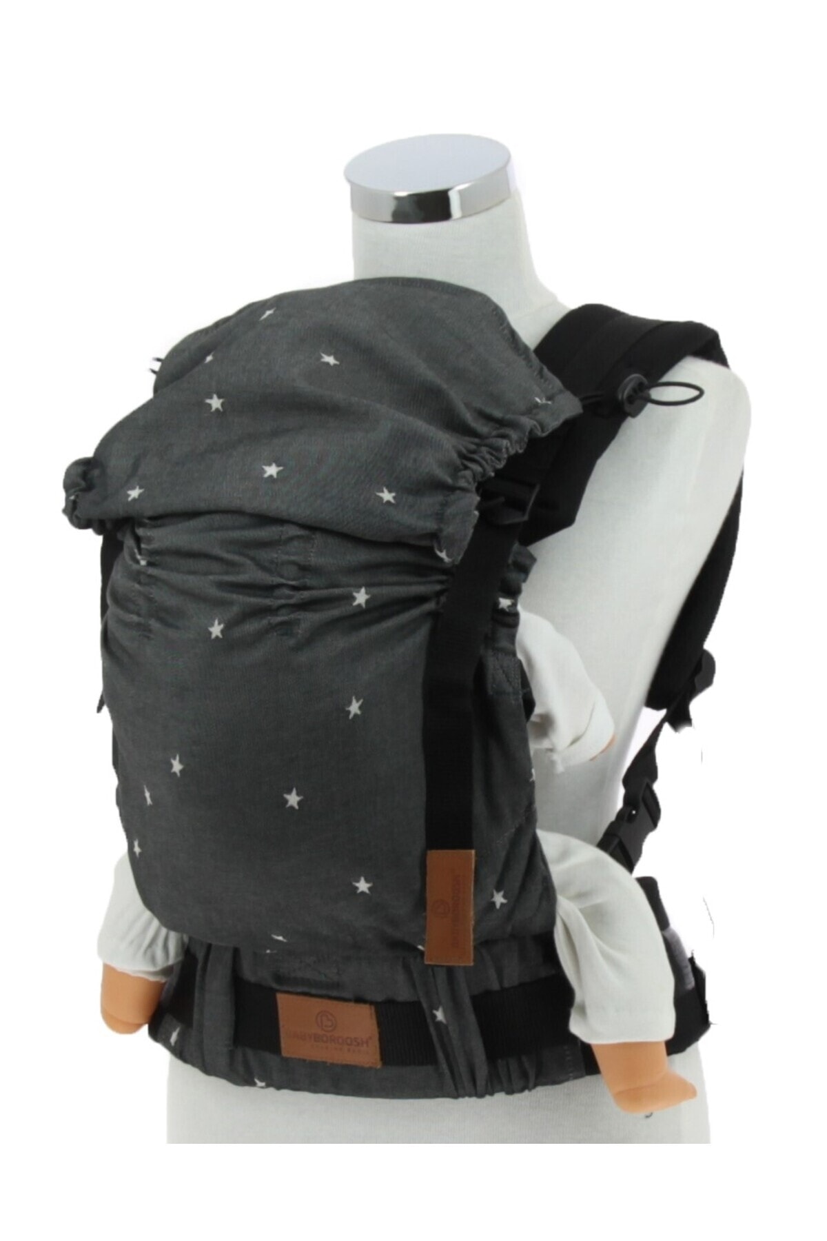 Boroosh Baby BorooshBaby Ergonomik Bebek Kangurusu 3,5-20 kg 0-4 Yaş Organik Pamuk CPC sertifika fotoğrafı 7 (önizleme)