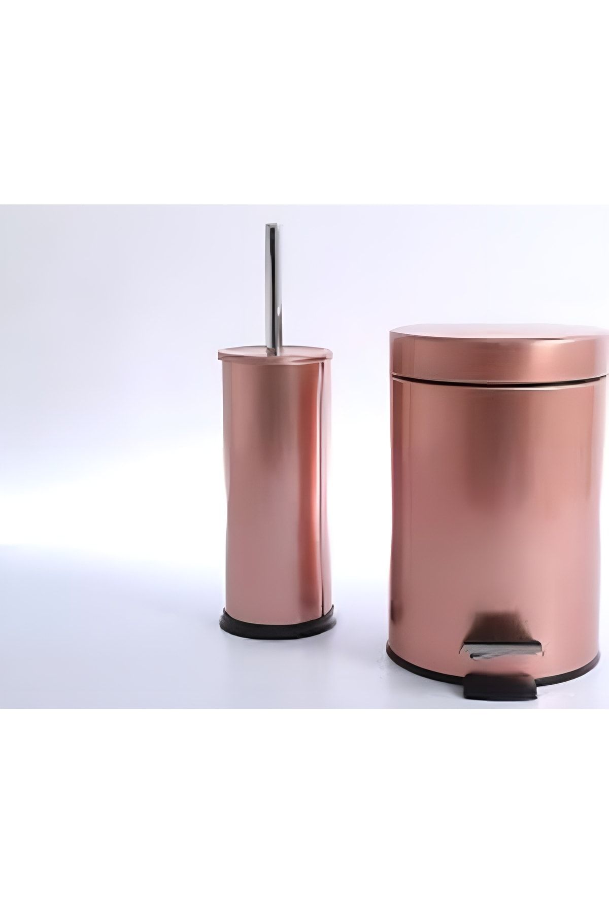 Gold toilet brush outlet holder