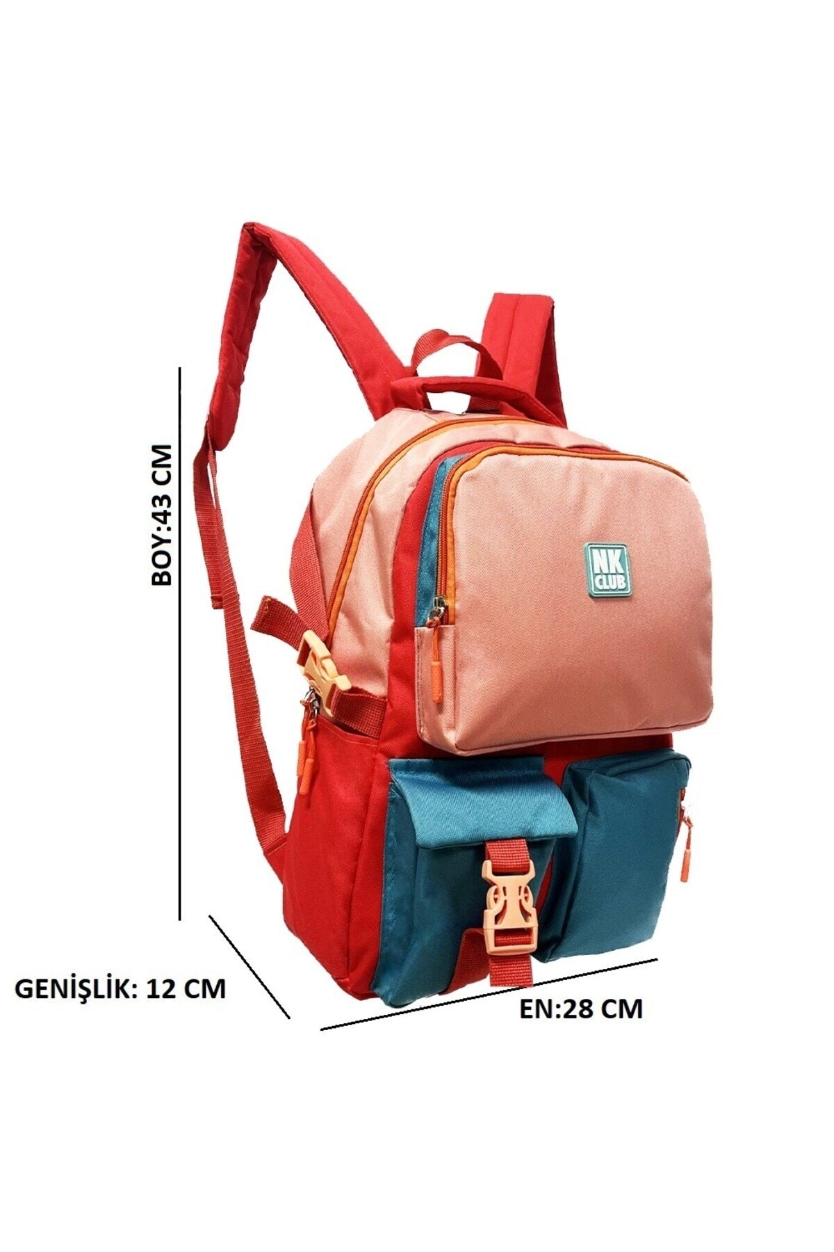 کوله پشتی زنانه نارنجی NK | PRA-8958140-0073 اورجینال - تصویر 2