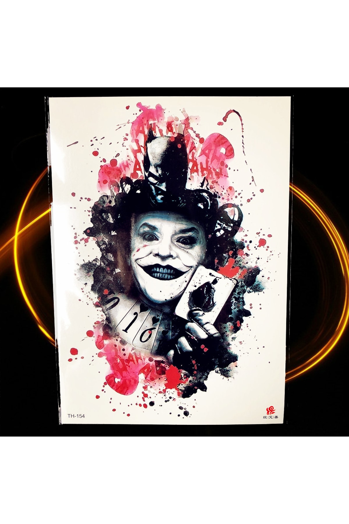 Everglow Jewelry Joker & Batman Geçici Dövme Tatto