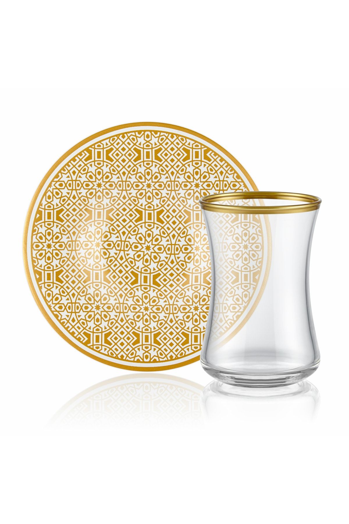 Marrakesh 12 Parça ÇAY SETİ - Sarı