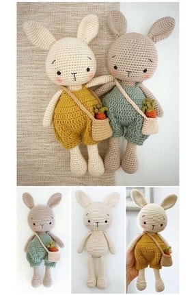 Strodizayn Amigurumi Tavşan Örme Oyuncak