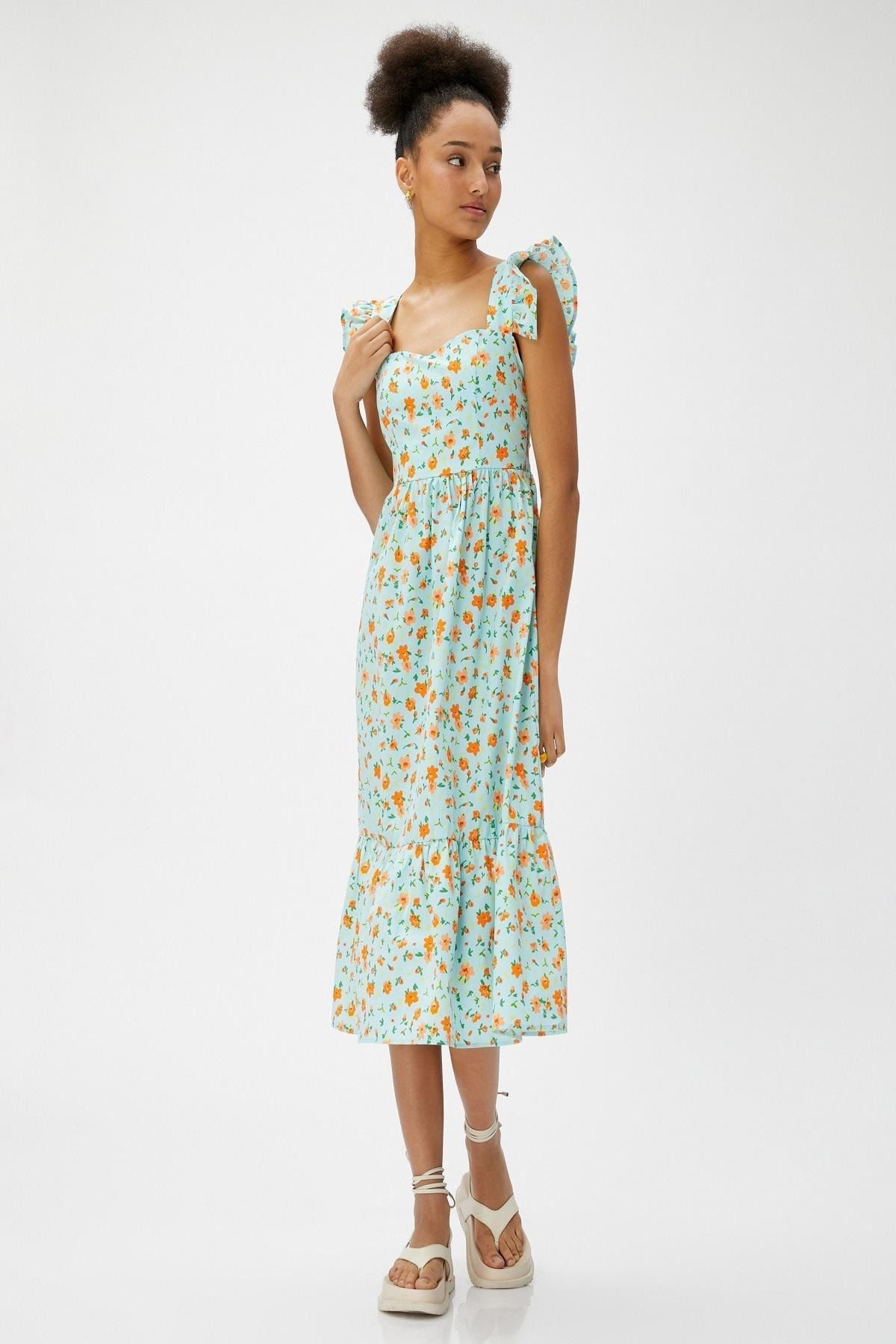 Faithfull the brand castilo midi dress top