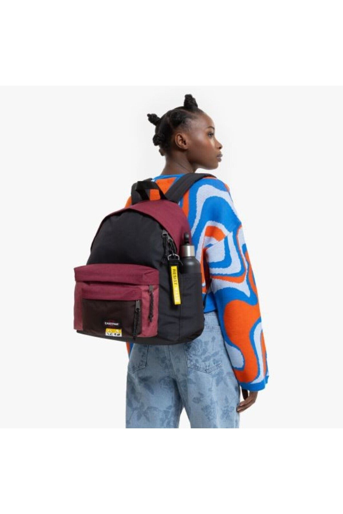 Eastpak store burgundy backpack