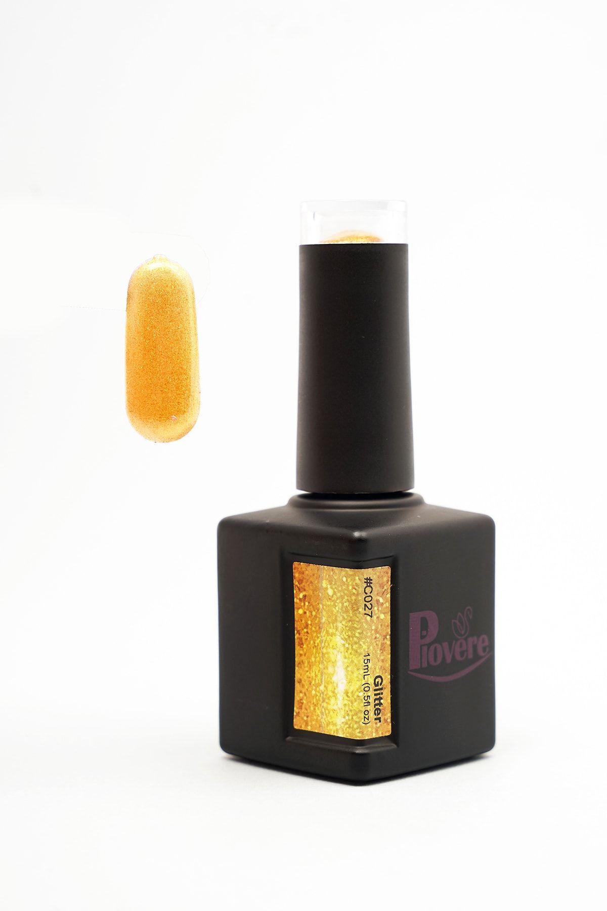 لاک ناخن دائمی براق C27 Titan (15ML) PIOVERE