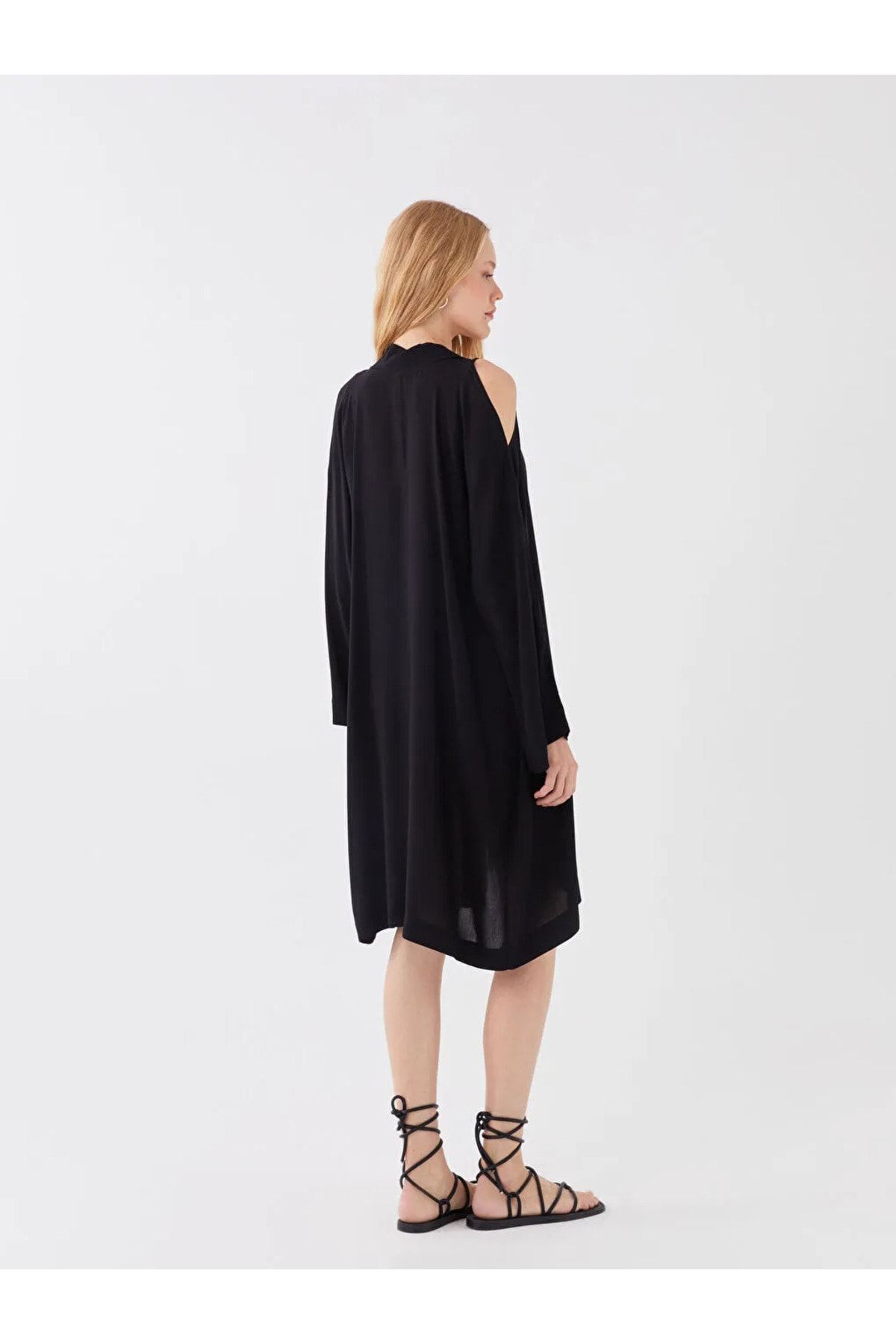LCW DREAM Şal Yaka Düz Vual Kadın Kimono
