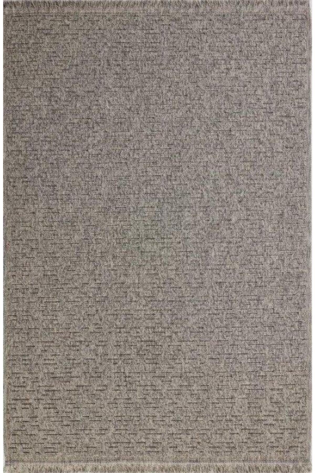 Deco Garden 15773 100x200 Grey Antitose Washable Decorative Modern Rugs