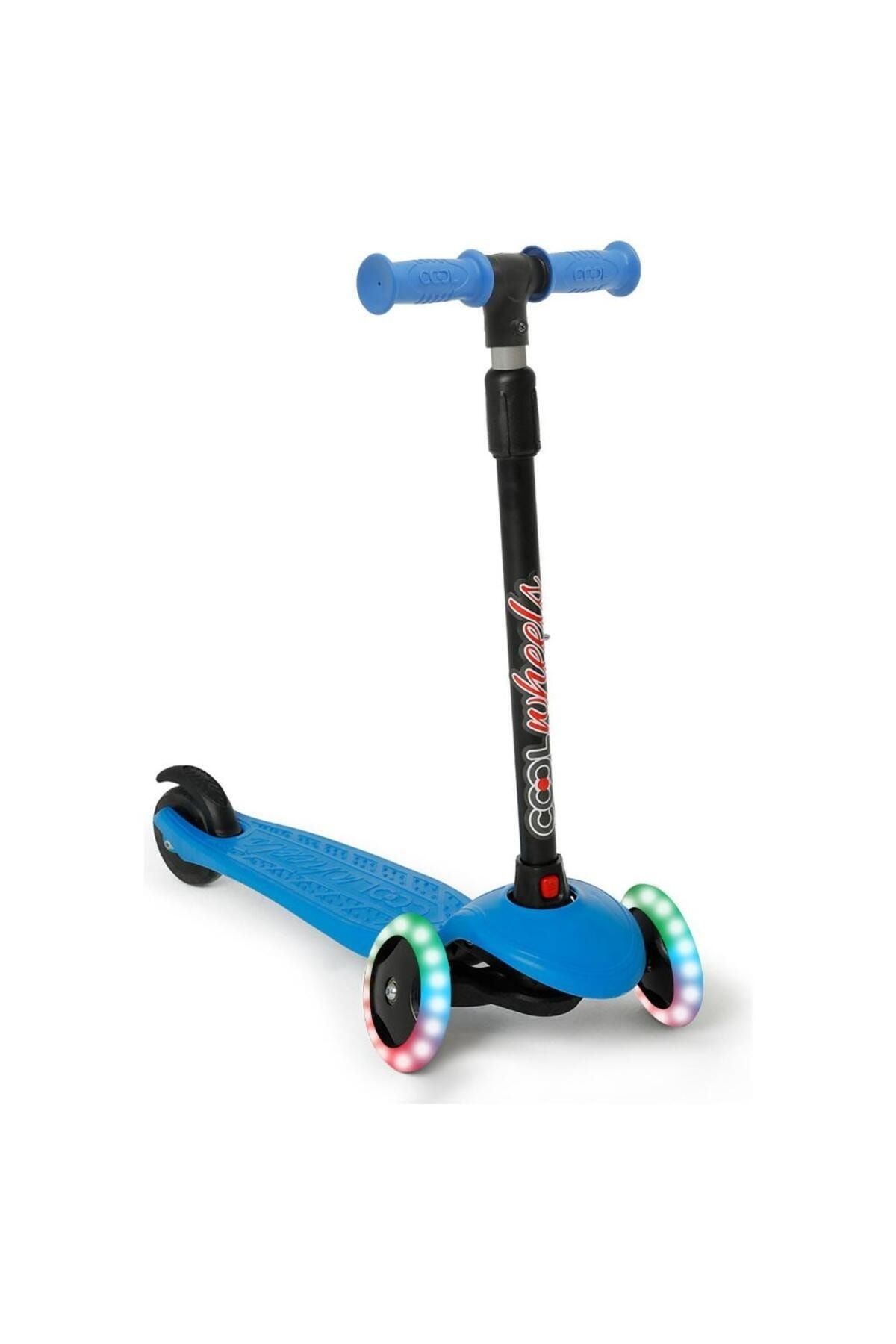 اسکوتر کودکان آبی مردانه و زنانه سبک WHEELS COOL 3 5 سال Furkan Toys