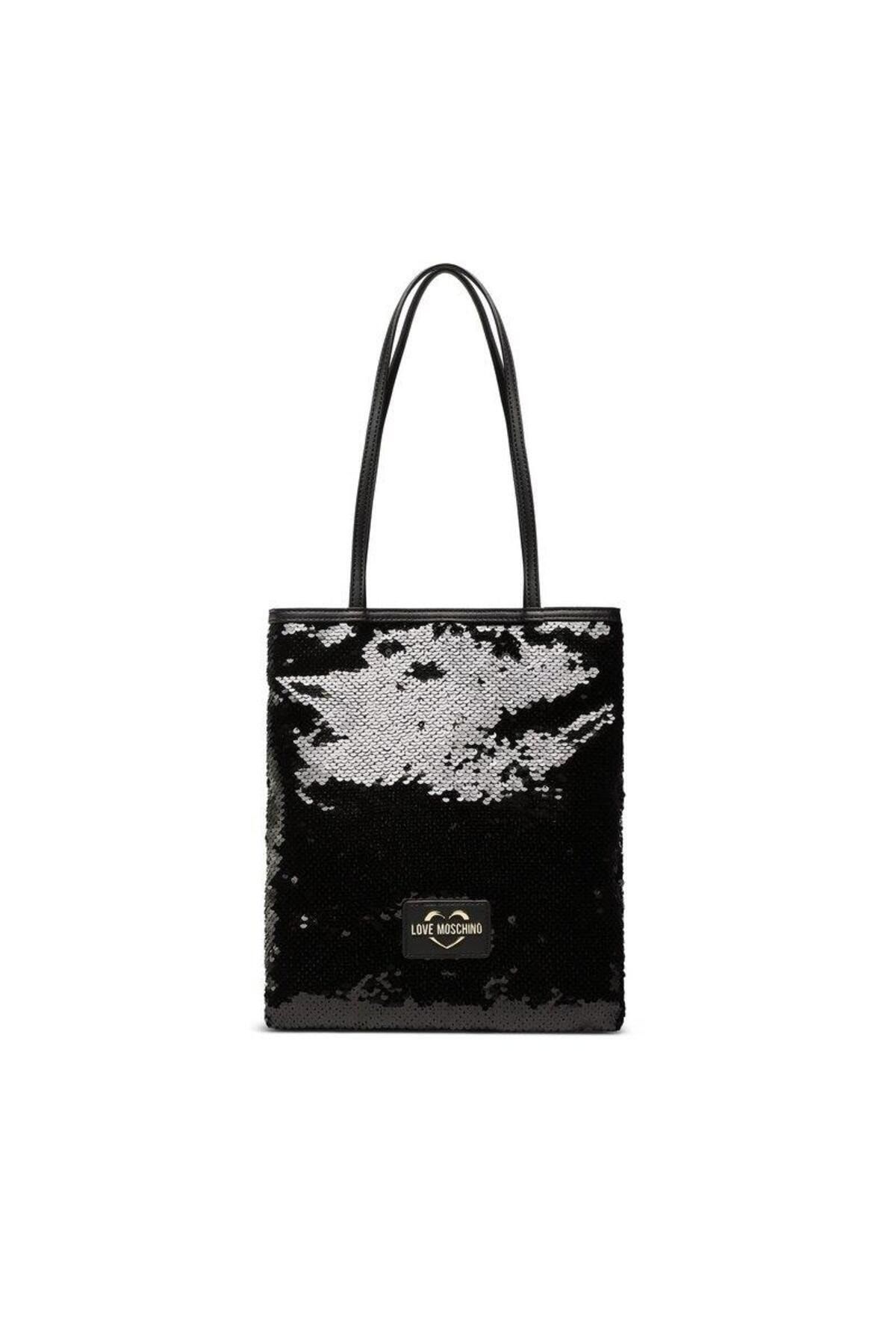 Moschino Shoulder Bag Black Plain