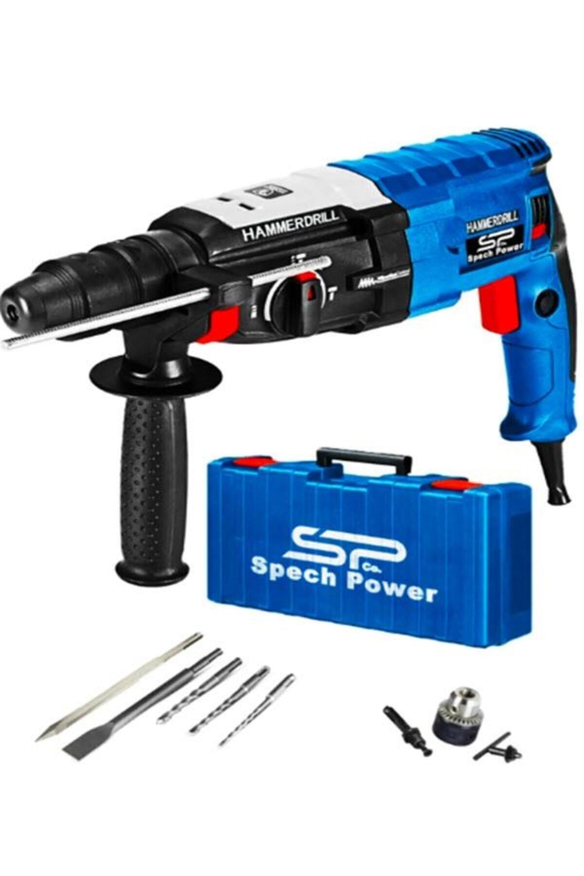 Lieber German Bakır Sargılı Kırıcı Delici Matkap 5 Parça Uç Yedek Mandren Hediyeli