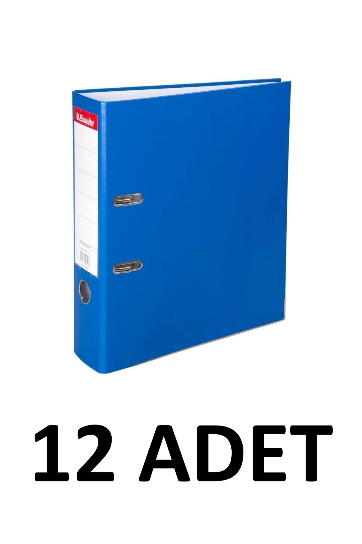Esselte 12 Adet Mavi Geniş Plastik Büro Klasörü 9940eco