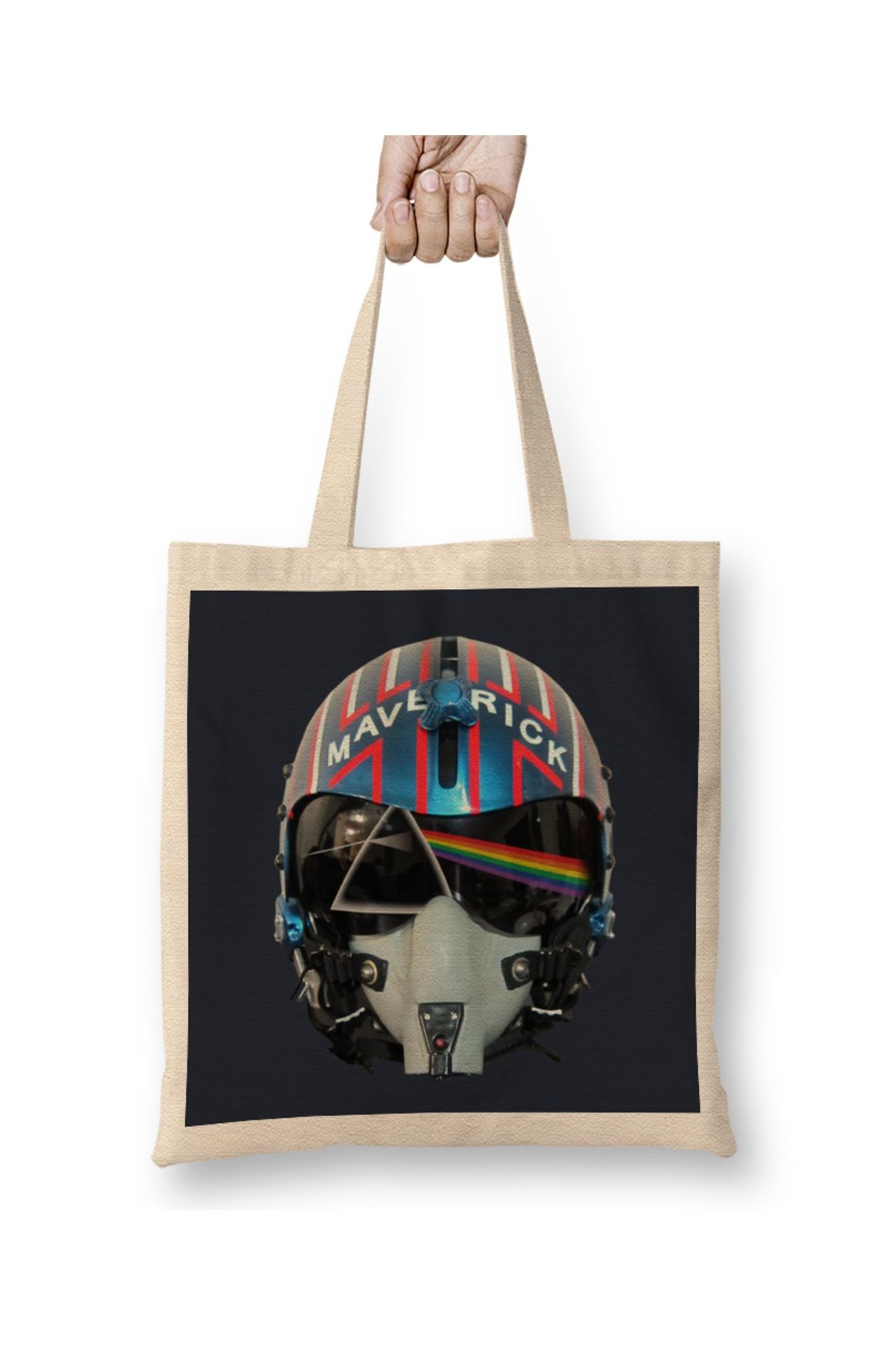 Bask D kkan Dark Side Of The Maverick Helmet Top Gun Tote Bag