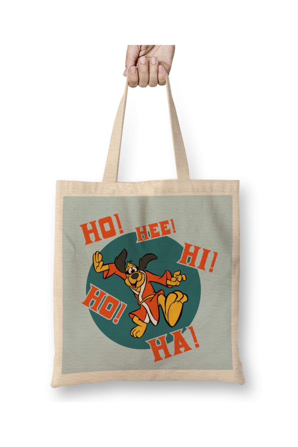Baskı Dükkanı Ho Hee Hi Ha Hong Kong Phooey Geantă De Mână Cu Mâner Lung Unisex - Mărime unică