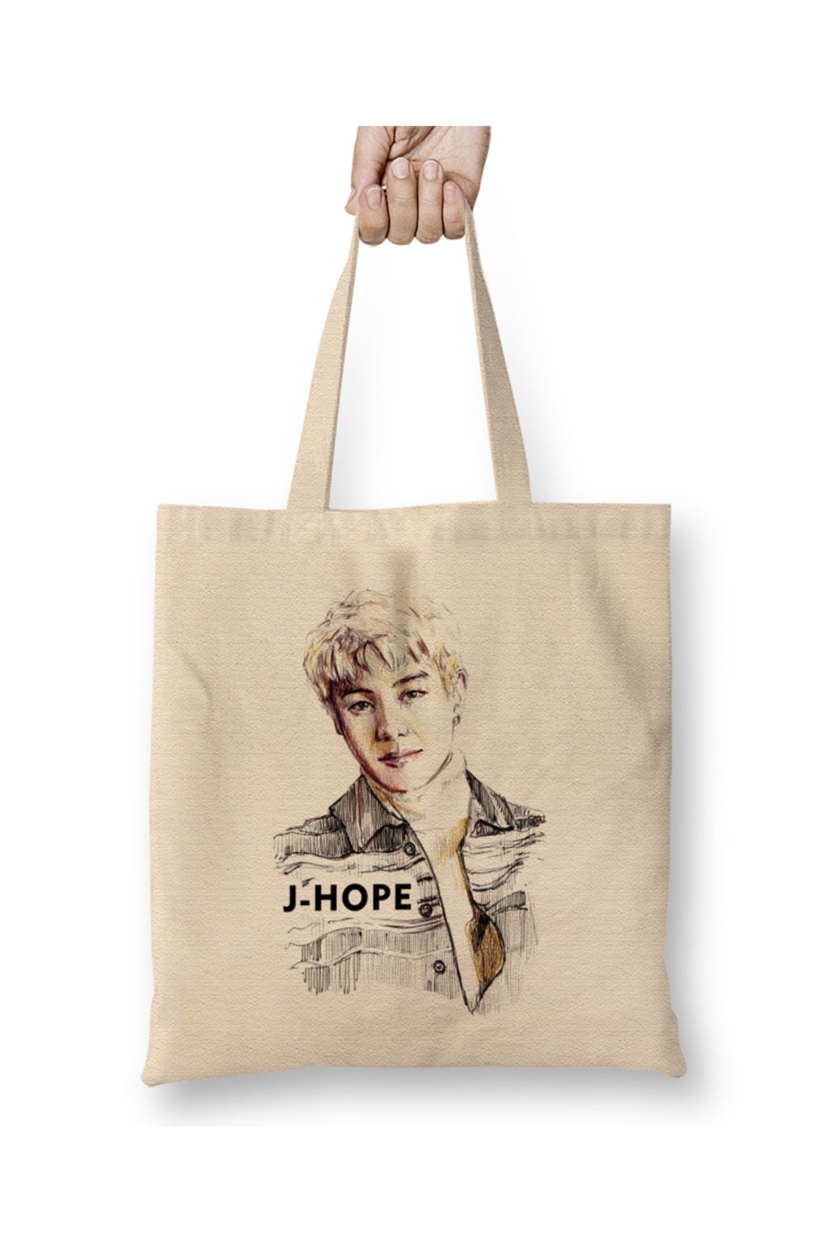 Bask D kkan Bts Jhope Bts Little Wishes 01 Cloth Bag Long Handle