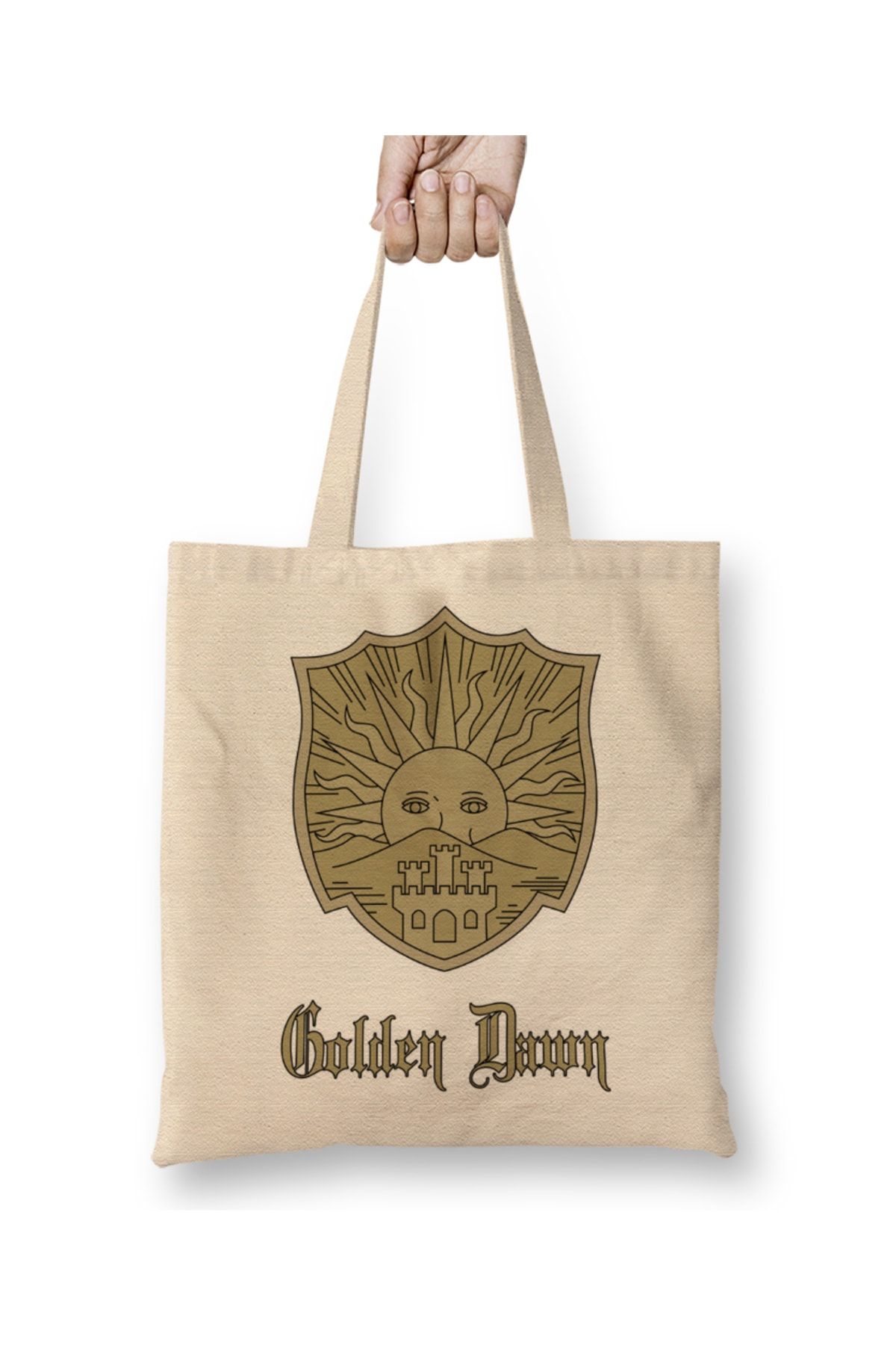 Baskı Dükkanı Black Clover Anime Asta Golden Dawn Geantă Din Pânză Cu Mâner Lung Unisex - One Size