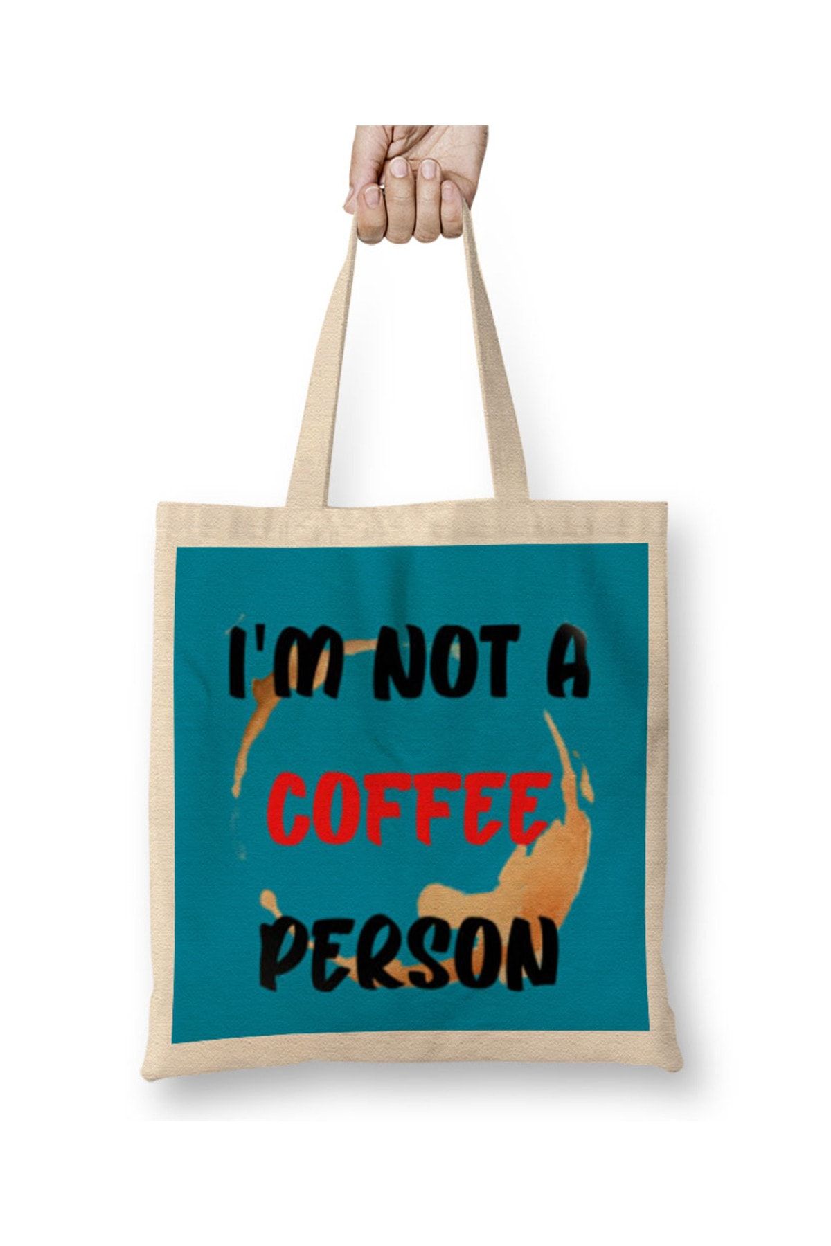 Baskı Dükkanı Băuturi Amuzante De Cafea Citat De Cadou Pentru Iubitor De Artă Geantă De Pânză Retro Vintage Cu Mâner Lung Unisex - Mărime unică