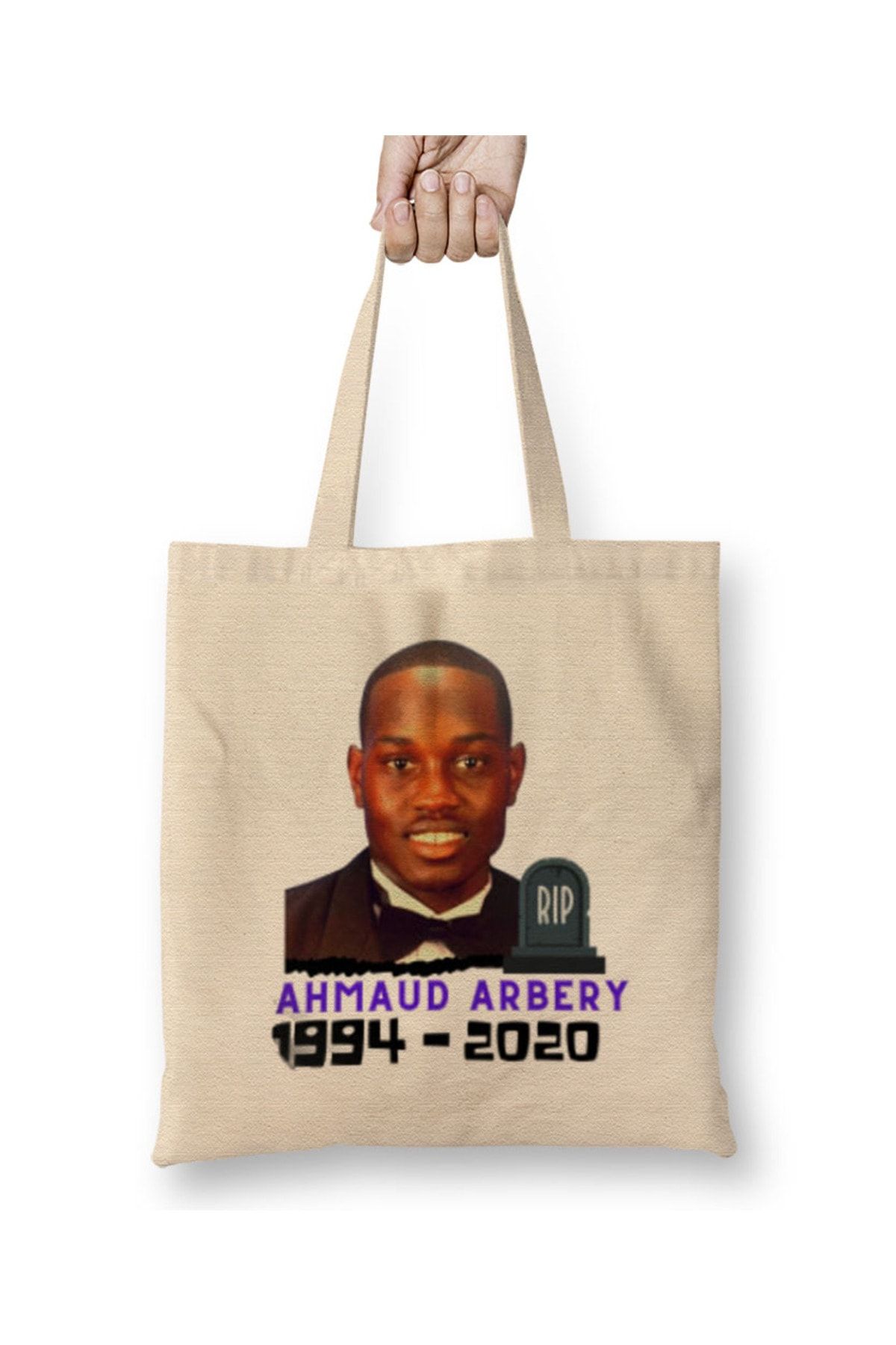 Baskı Dükkanı Rest In Peace Black Lives Matte Sasha Johnson Geantă Din Pânză Cu Mâner Lung Unisex - One Size