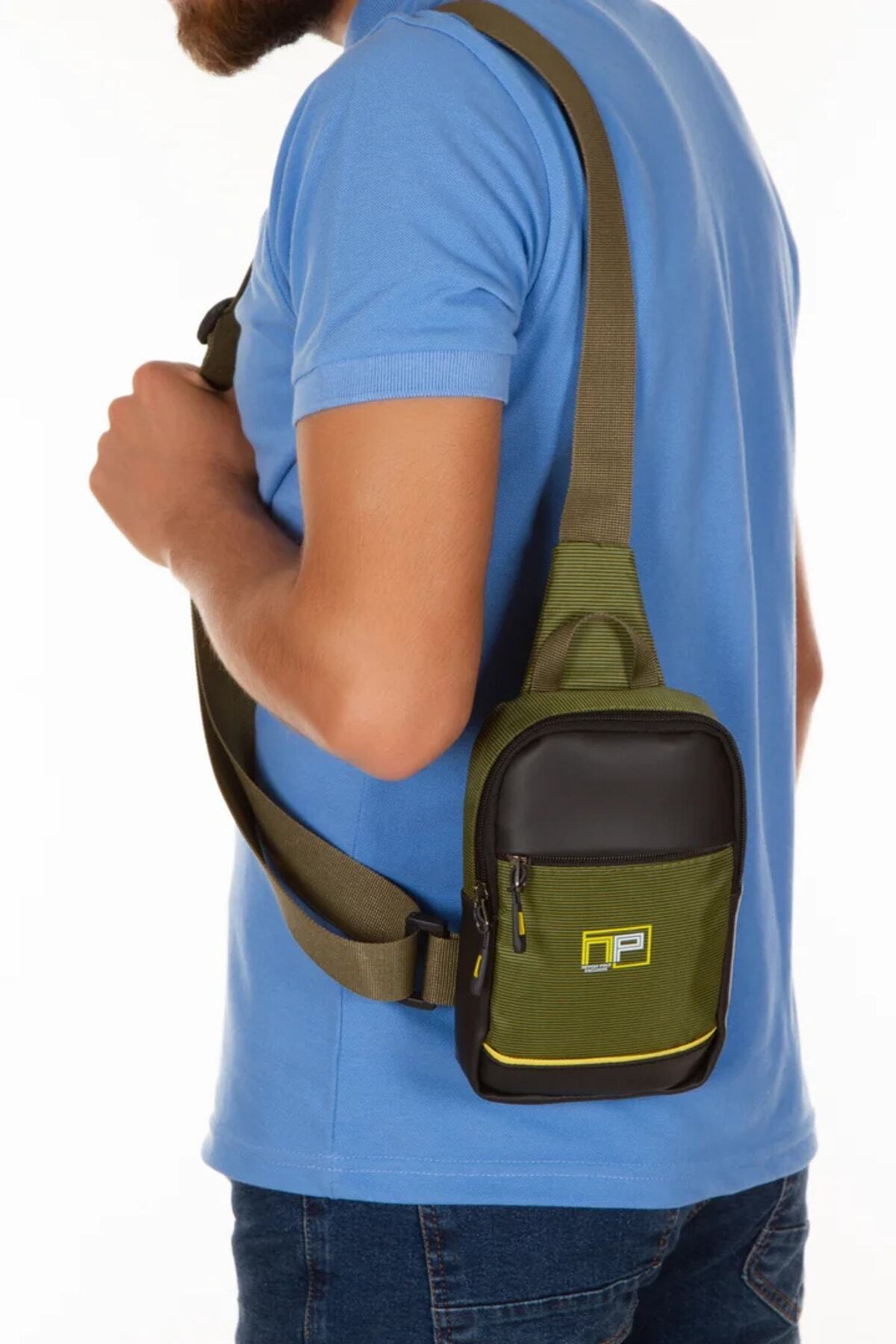 کوله پشتی زنانه خاکی Newish Polo | NP-QATRO571-MN اورجینال - تصویر 2