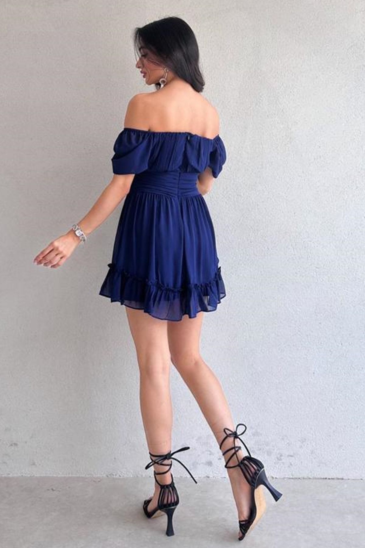 Dark blue graduation dress shop