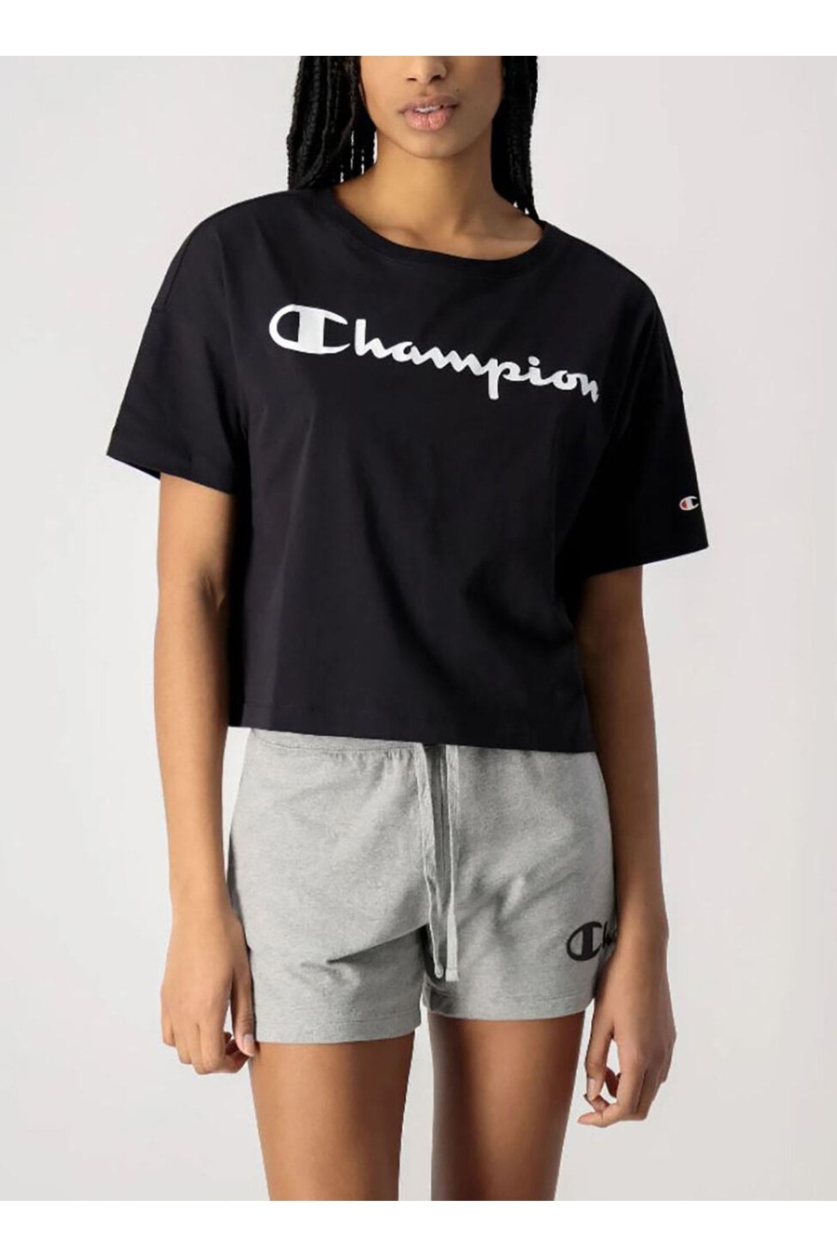 Terminologi Certifikat Grønthandler Champion T-Shirt - Black - Regular fit - Trendyol