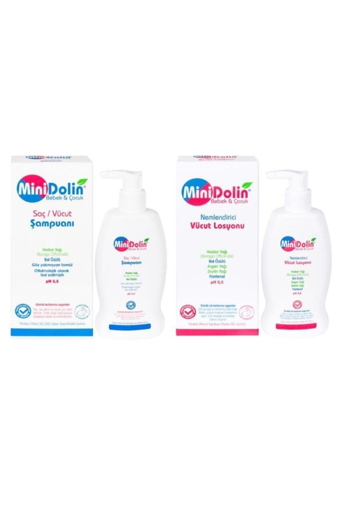 Dermadolin Minidolin Bebek & Çocuk Saç Ve Vücut Şampuanı 250 Ml + Vücut Losyonu 250 Ml fotoğrafı 3 (önizleme)