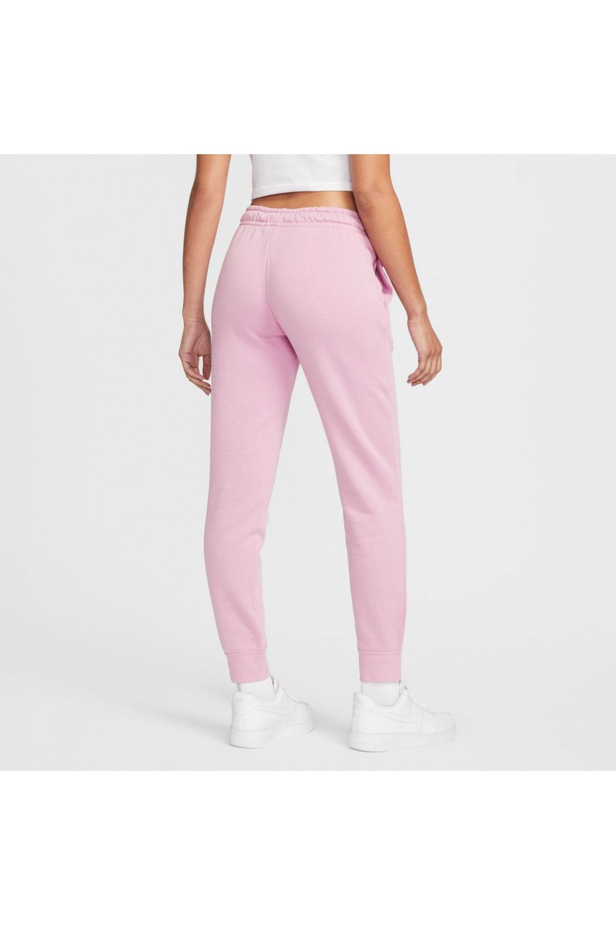 Nike Sportswear Essential Fleece Women\'s Pink Sweatpants - Trendyol