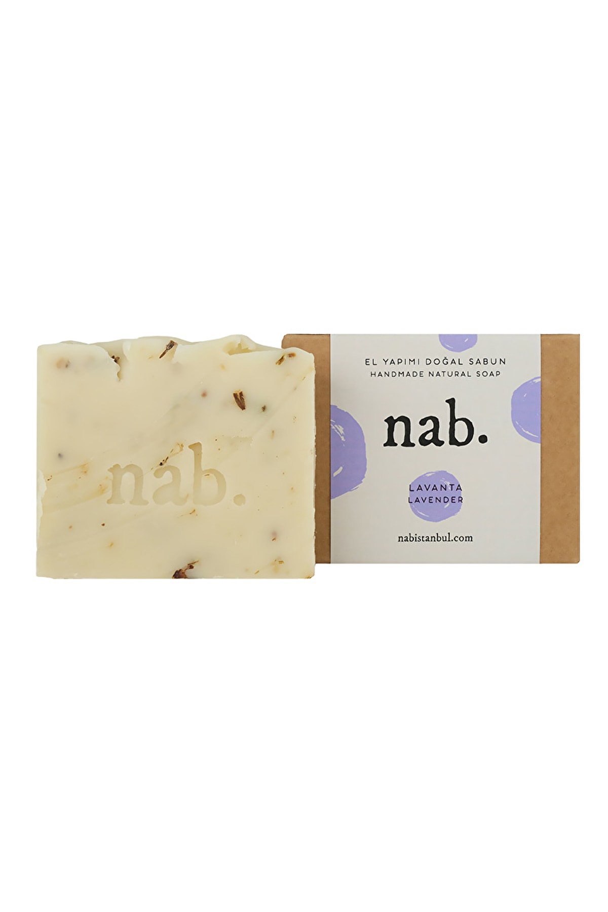 Nab. Natural Handmade Lavender Soap 100 Gr – UNFLAVOURED Nab. Natural Handmade Lavender Soap 100 Gr – UNFLAVOURED