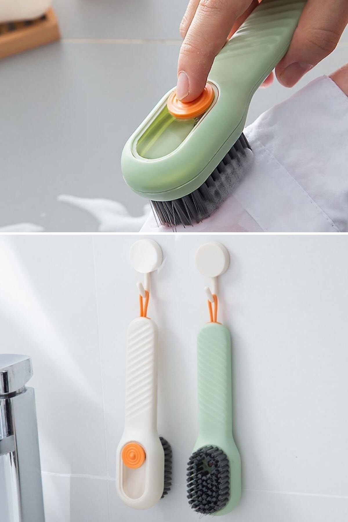Buffer-® Multi-Purpose Practical Shoes with Detergent Tank, Boots Cleaning Washing Brush 7