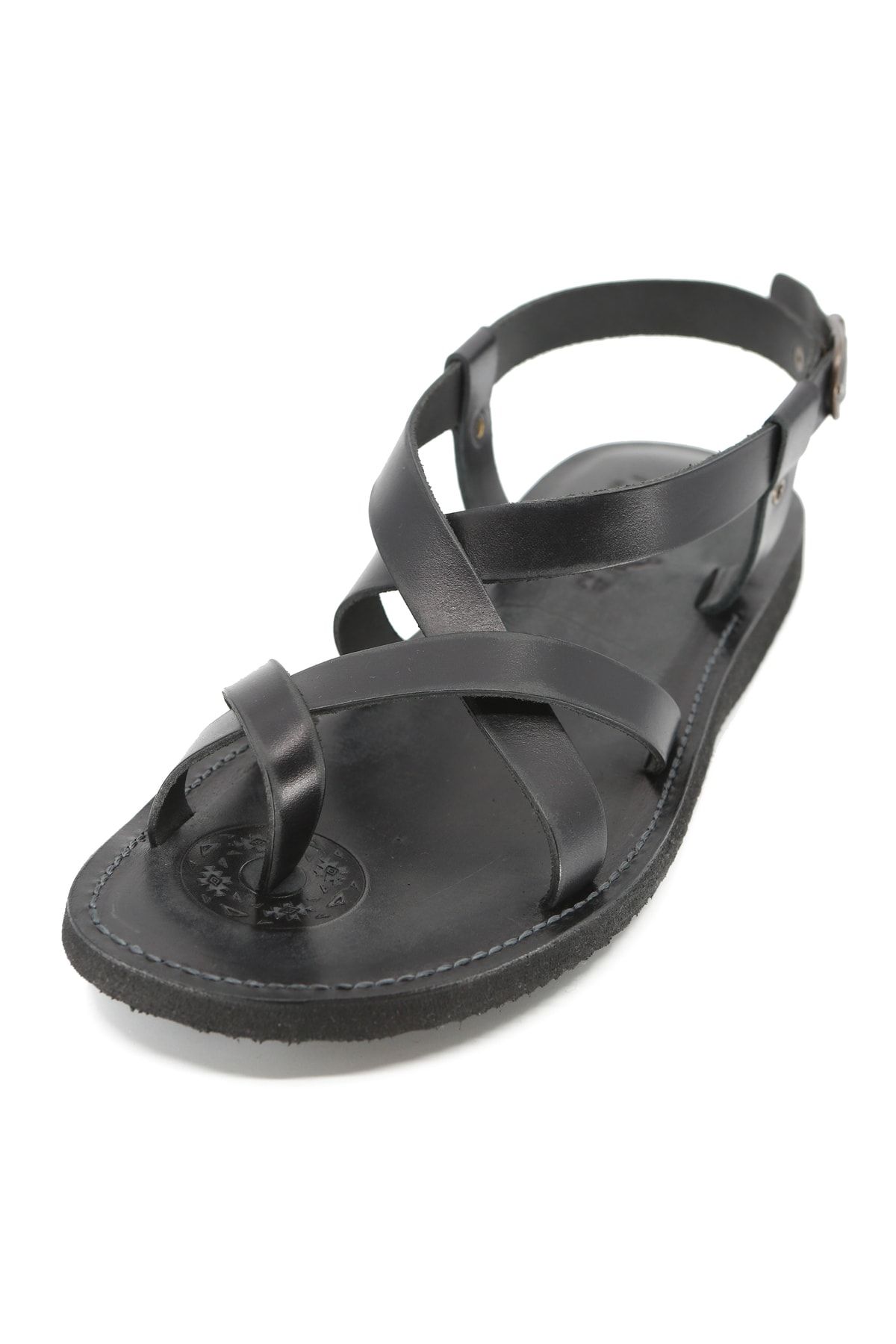 Falamir-Handmade Men's Sandals 1951 Black 2