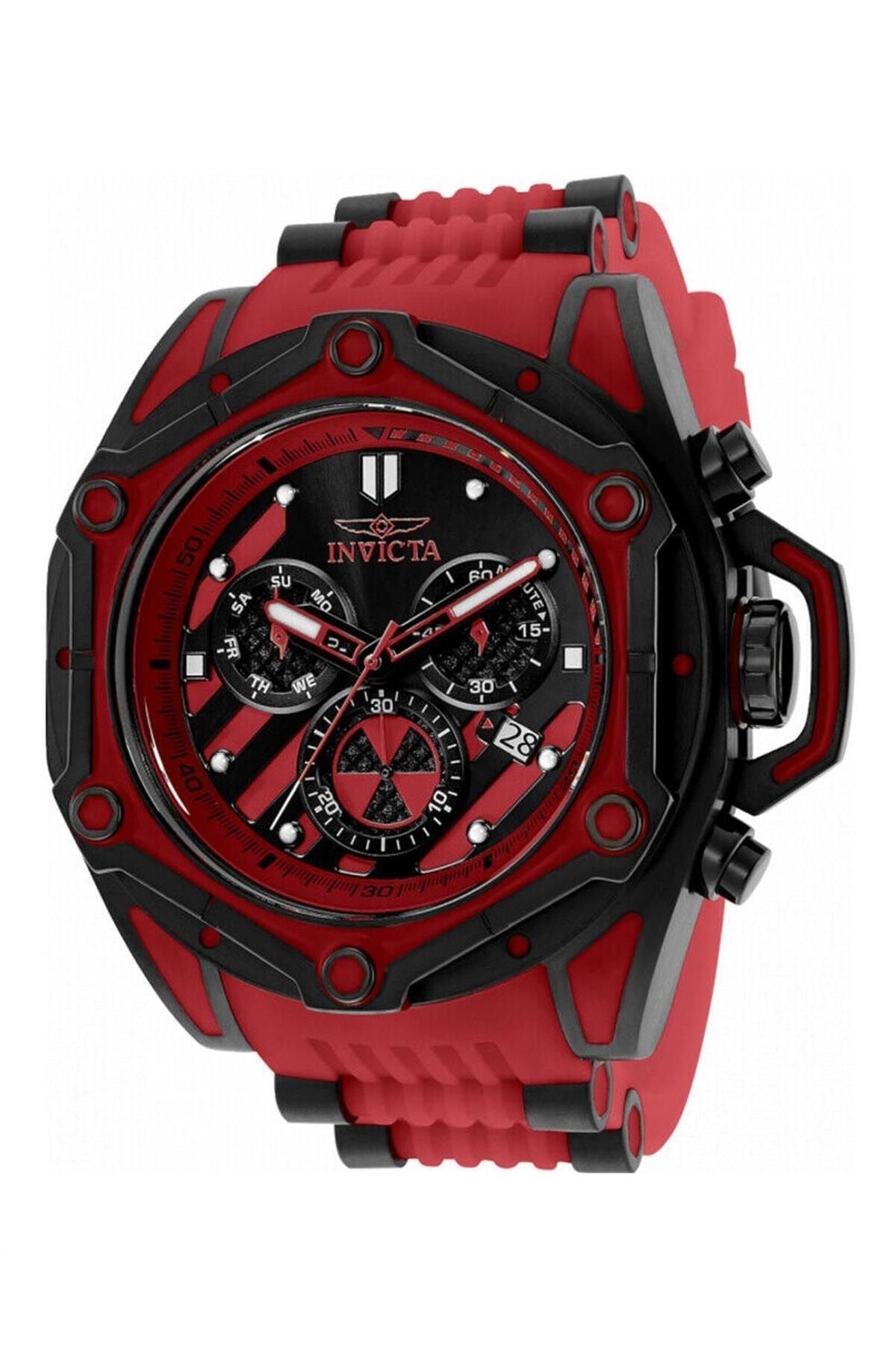 Invicta watch clearance red and black