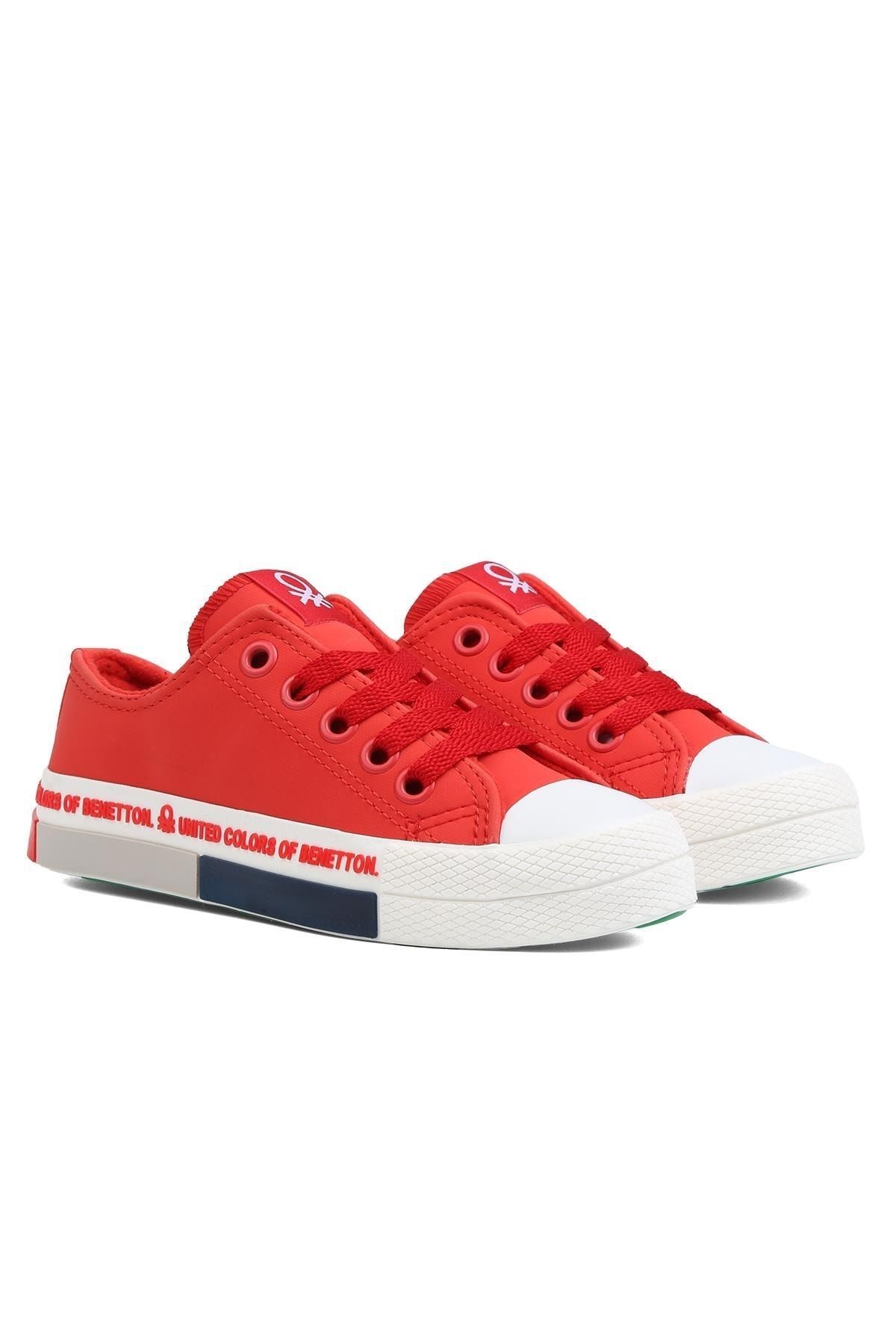 United colors of sales benetton red sneakers