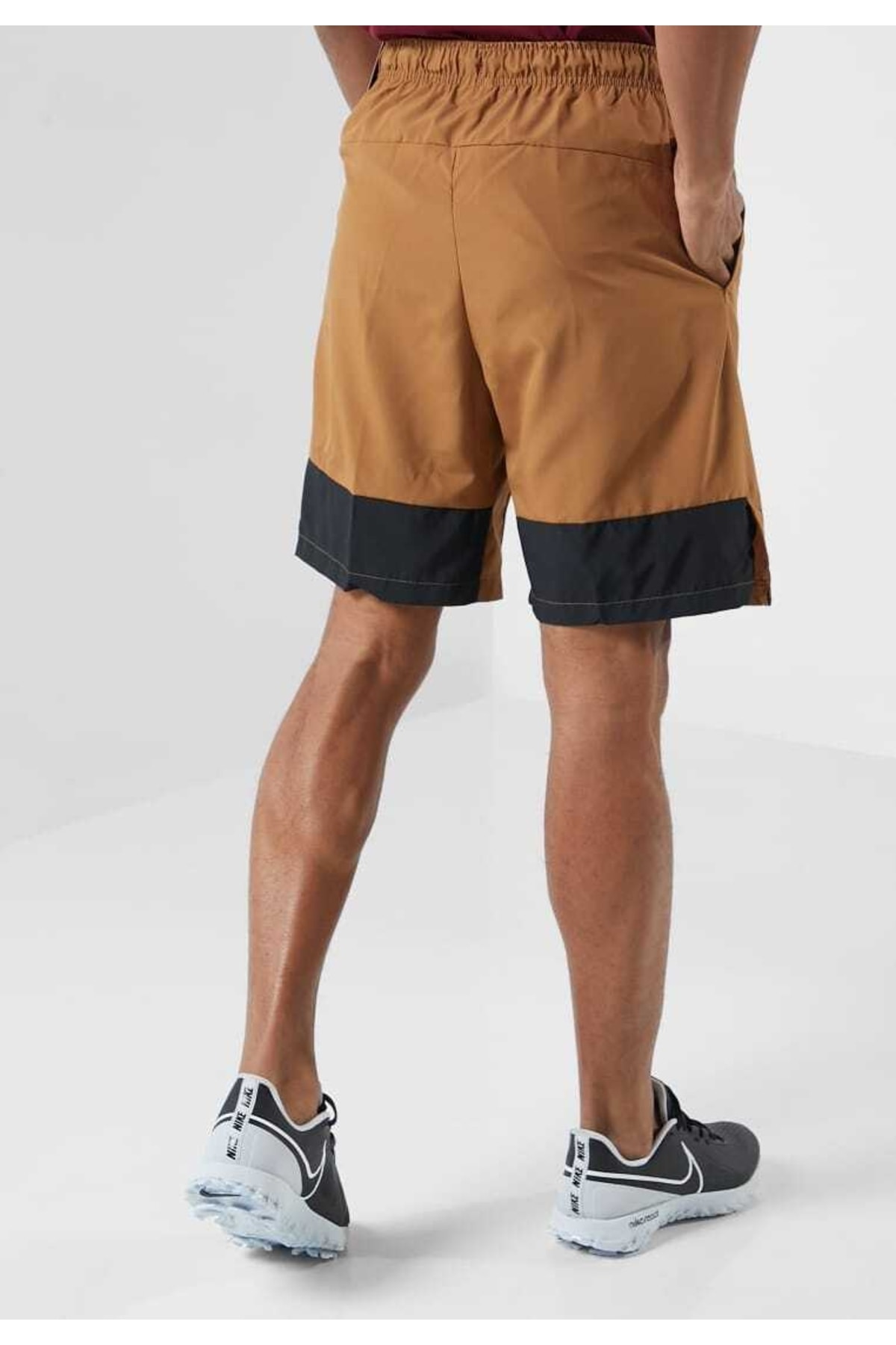 شورت و شلوارک مردانه قهوه ای نایکی | 32432432432 اورجینال - تصویر 3