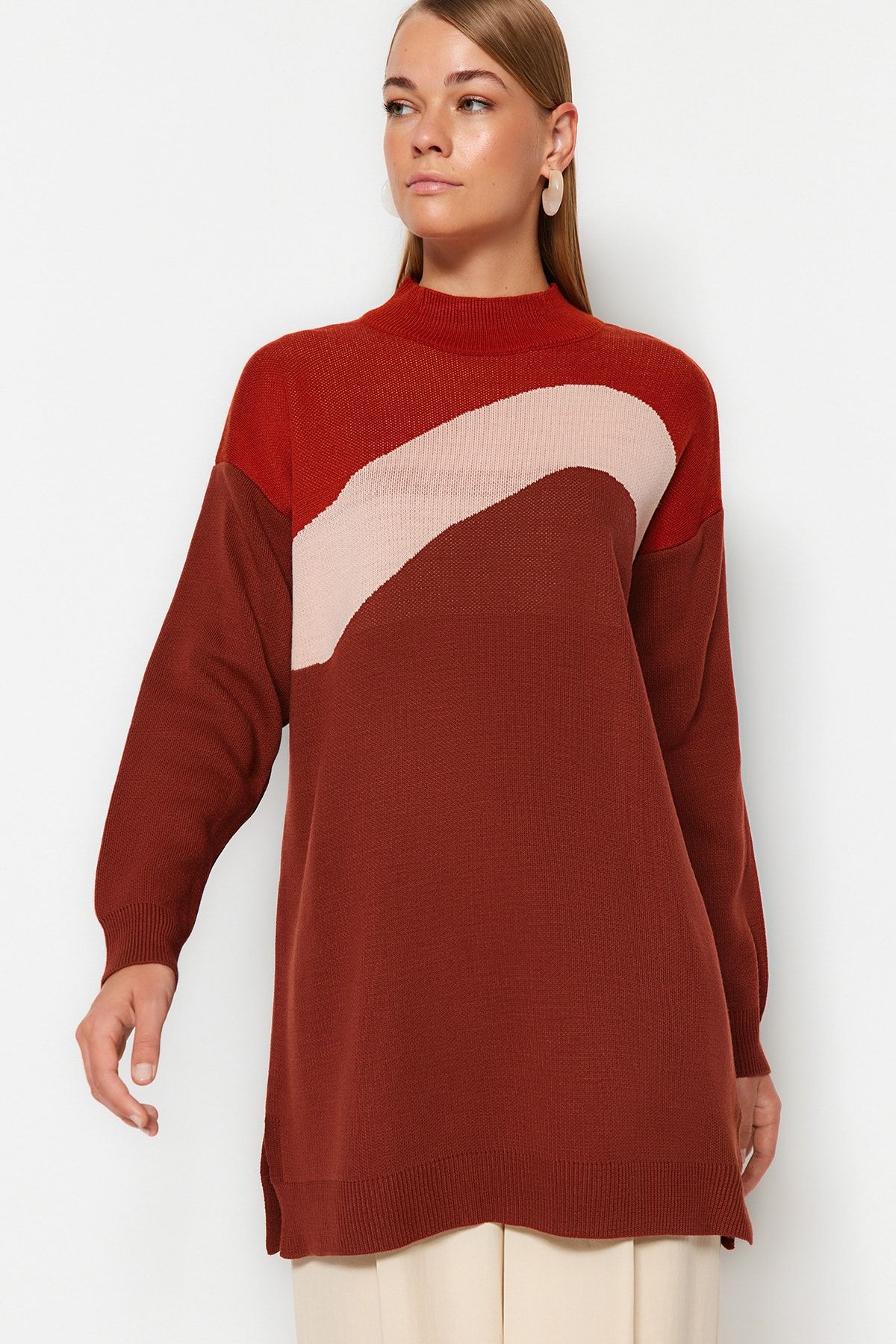 Camel coloured knitwear sale