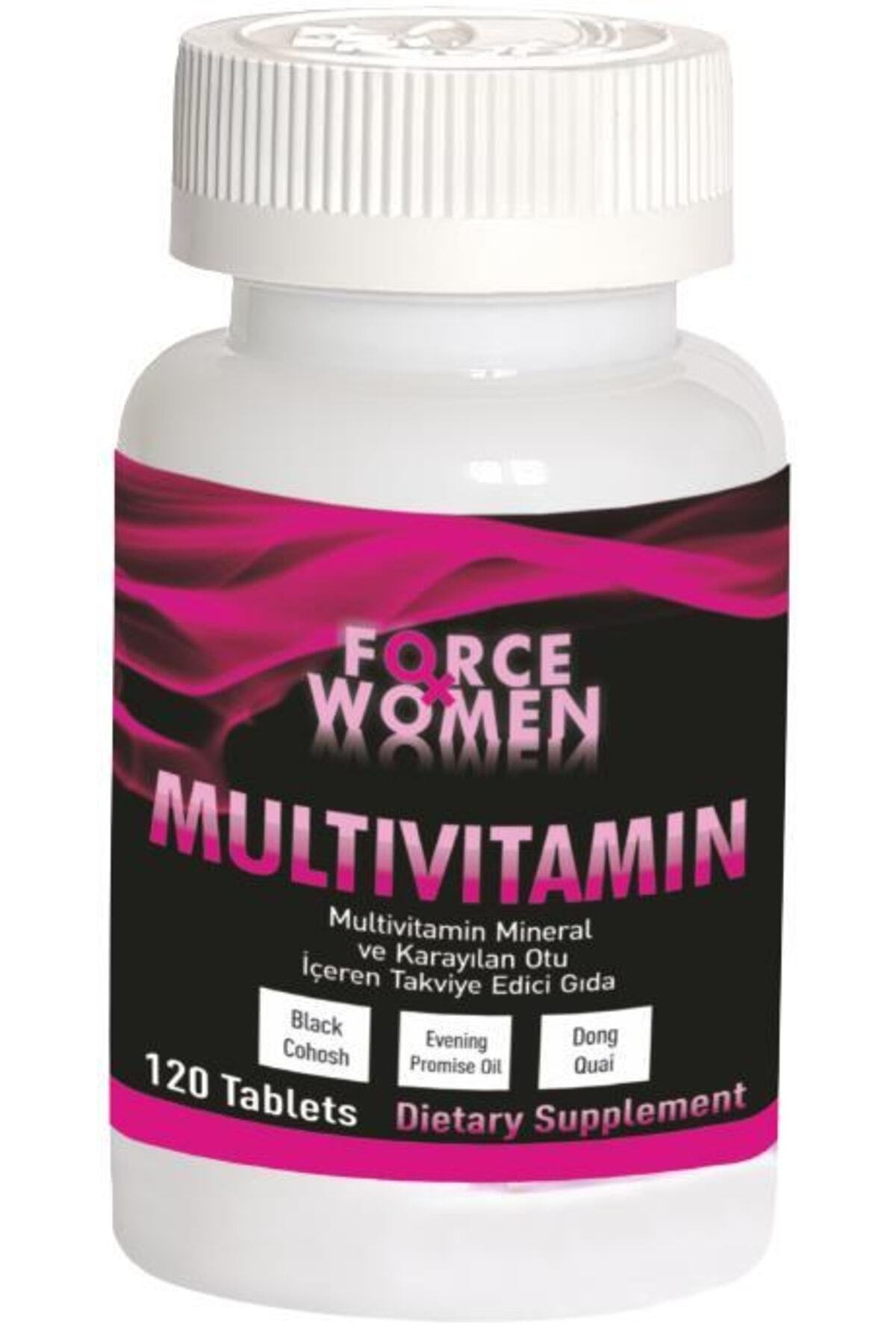 Force Nutrition Multivitamin 120 Tablet Kadın Karayılan Otu Evening ...