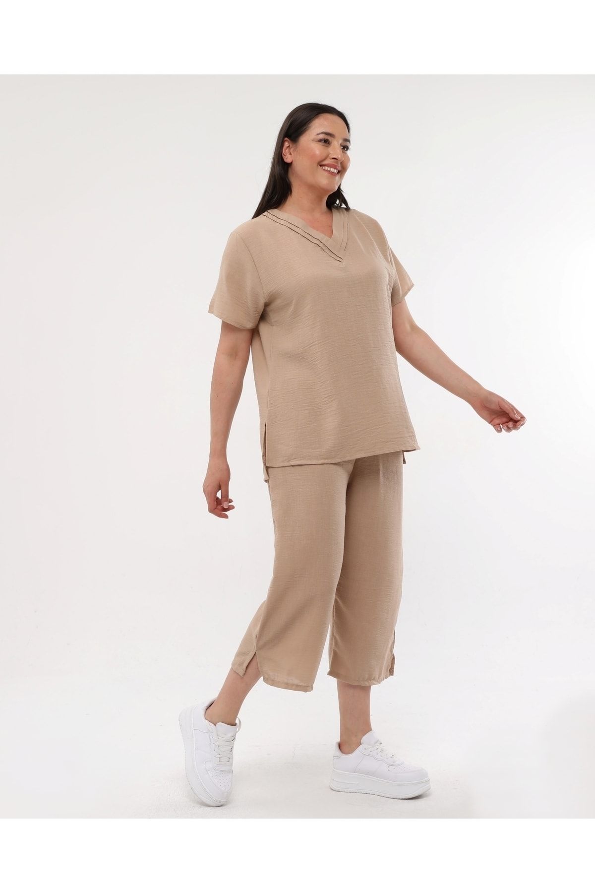 Plus size capri suit sets on sale