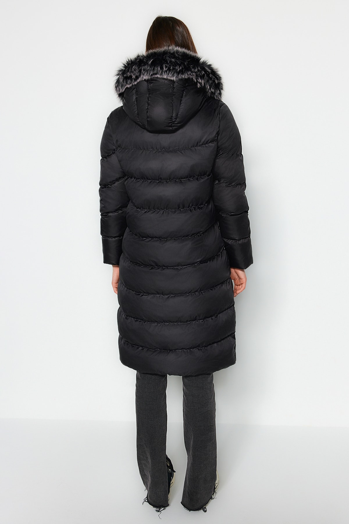 Doudoune Oversize Femme Trendyol - Style Hiver Confortable - Coupe Large Décontractée
