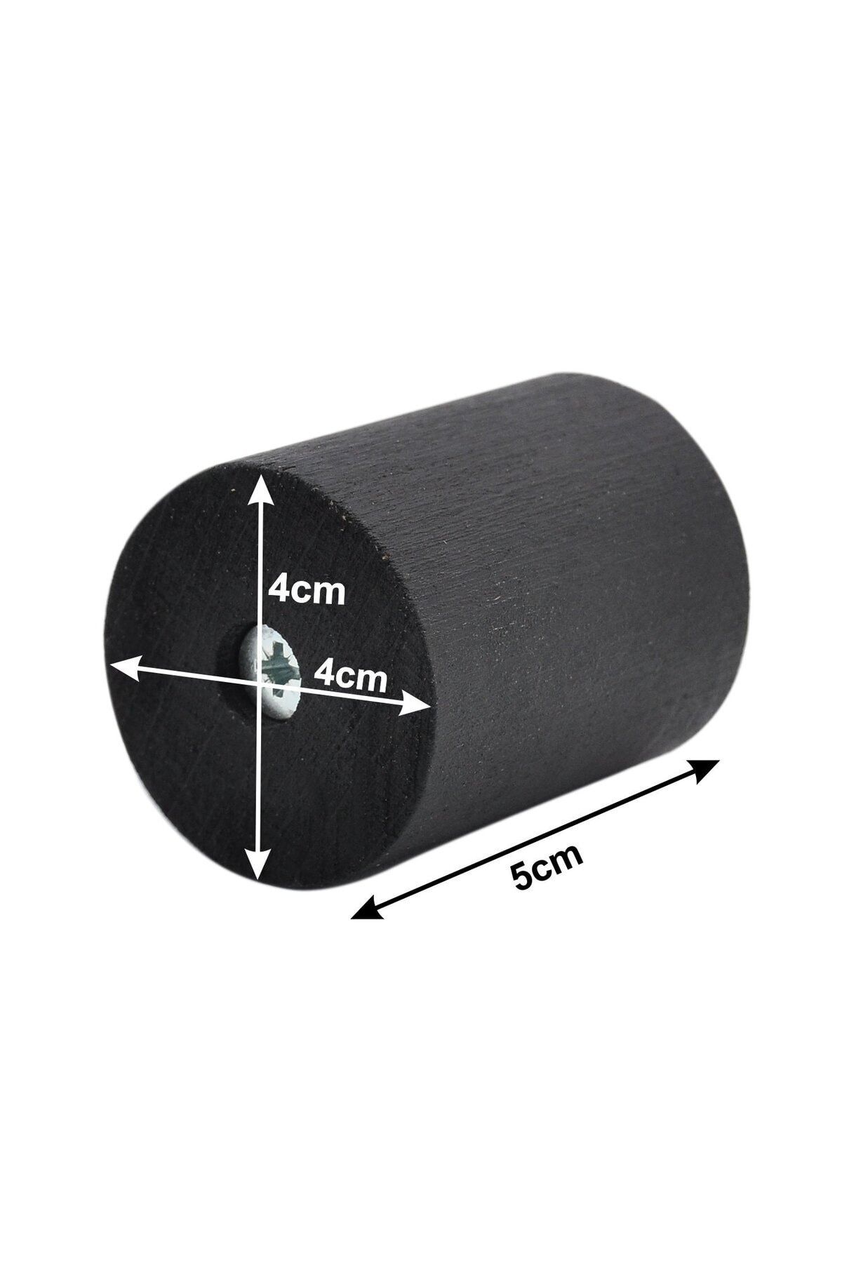 Masa Sandalye Mobilya Ünite Kanepe Koltuk Ahşap Ayak Yükseltici Boy 5 Cm Çap 4 Cm