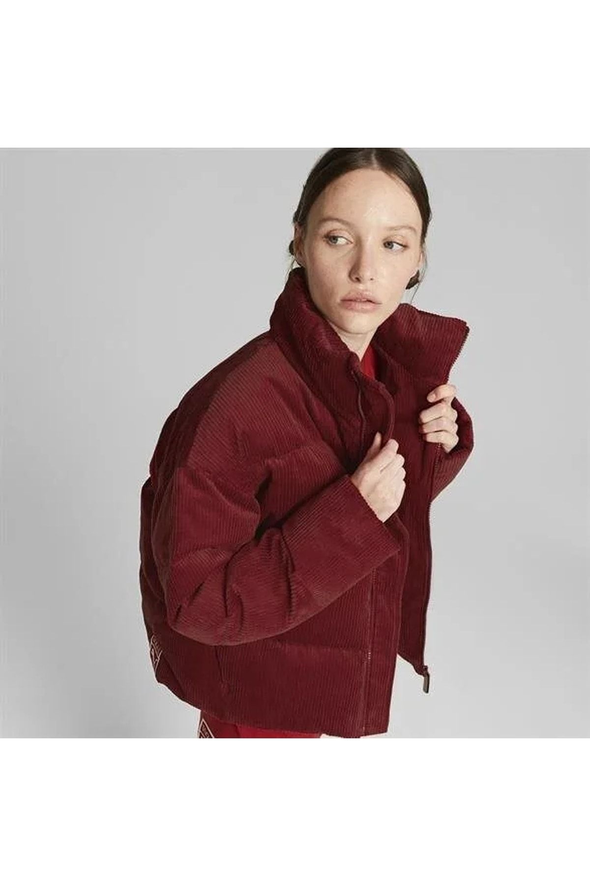 Puma X Vogue Women s Intense Red Oversized Puffer Jacket 536696
