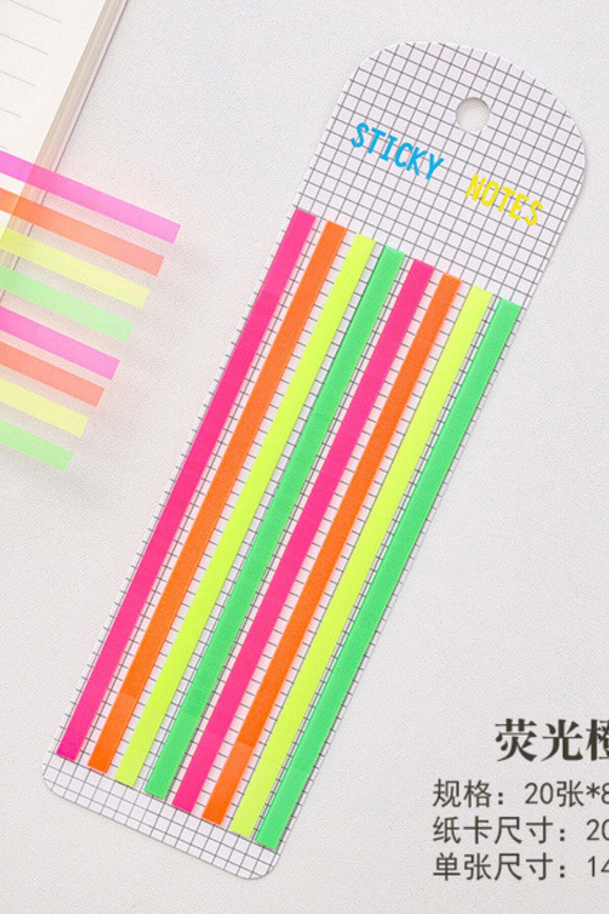 NaSaDAN Şerit Şeffaf Yapışkanlı Postit İşaretleyici 160 Yaprak