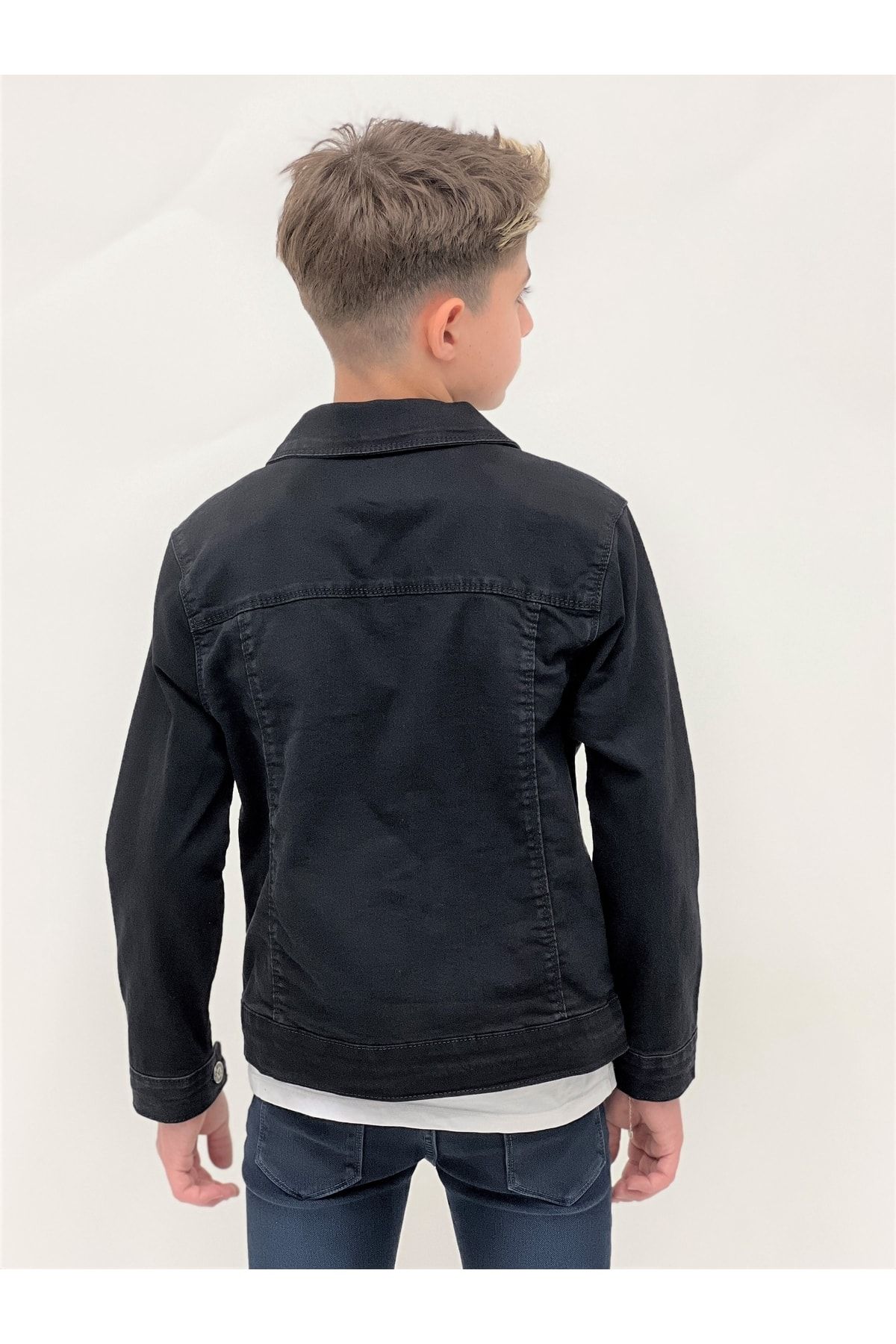 Kid's Trendy Hooded Denim Jacket Button Front Coat Outdoor - Temu
