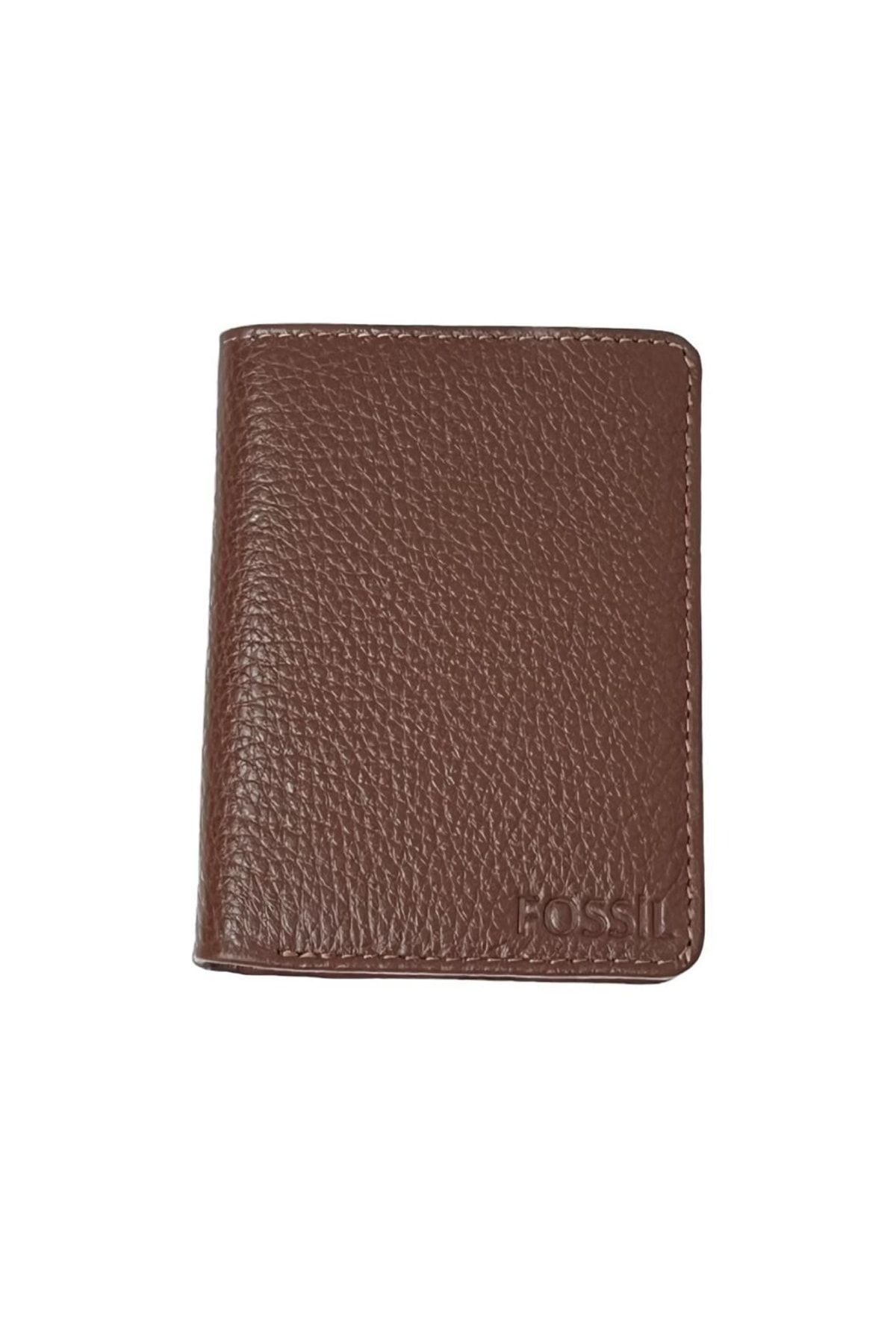 Fossil Clutch Brown Plain Trendyol