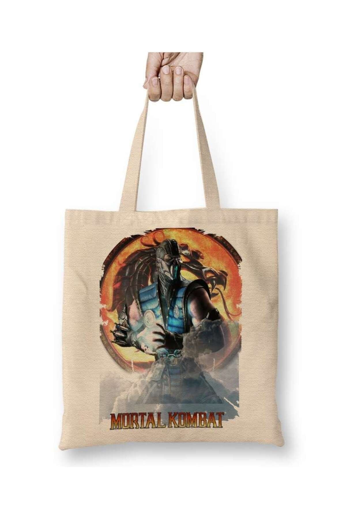 Humuts-Sub Zero Mortal Kombat Game Tote Bag Long Handle 1