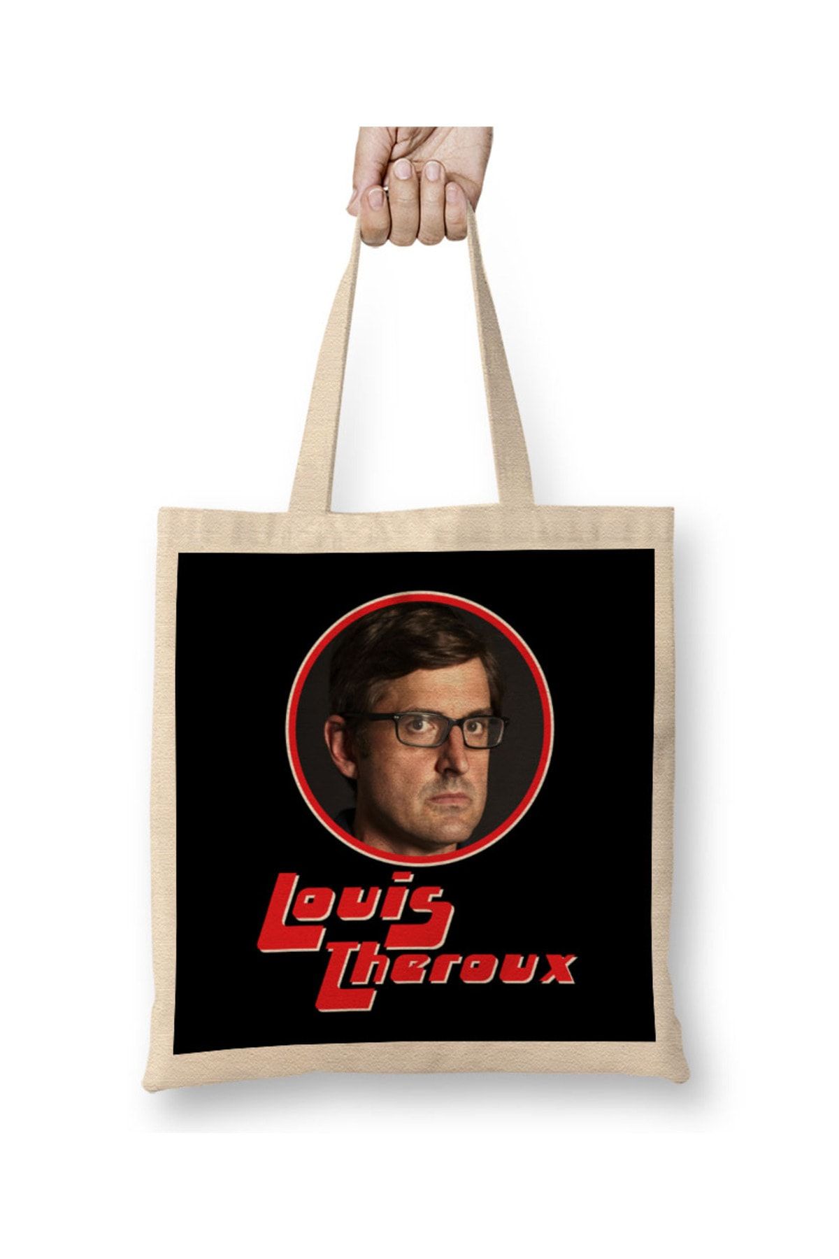 Baskı Dükkanı Geantă Tote Louis Theroux Groove Hero Cu Mâner Lung Unisex - One Size